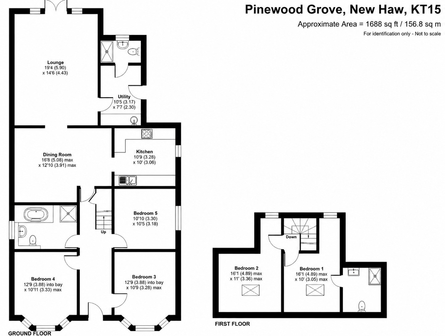 8, Pinewood Grove, Addlestone floorplan