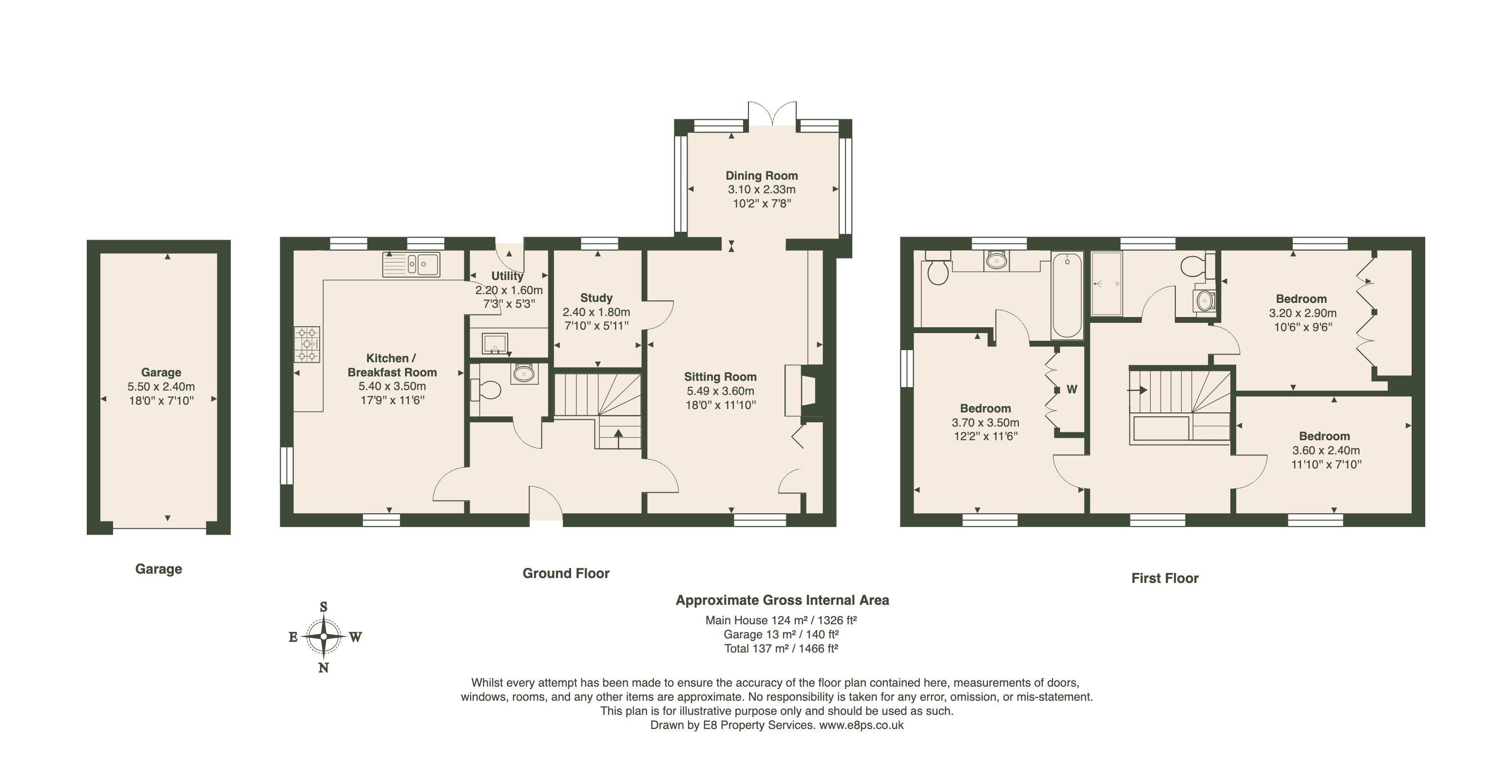 2, Burgage Gardens, Oxfordshire floorplan