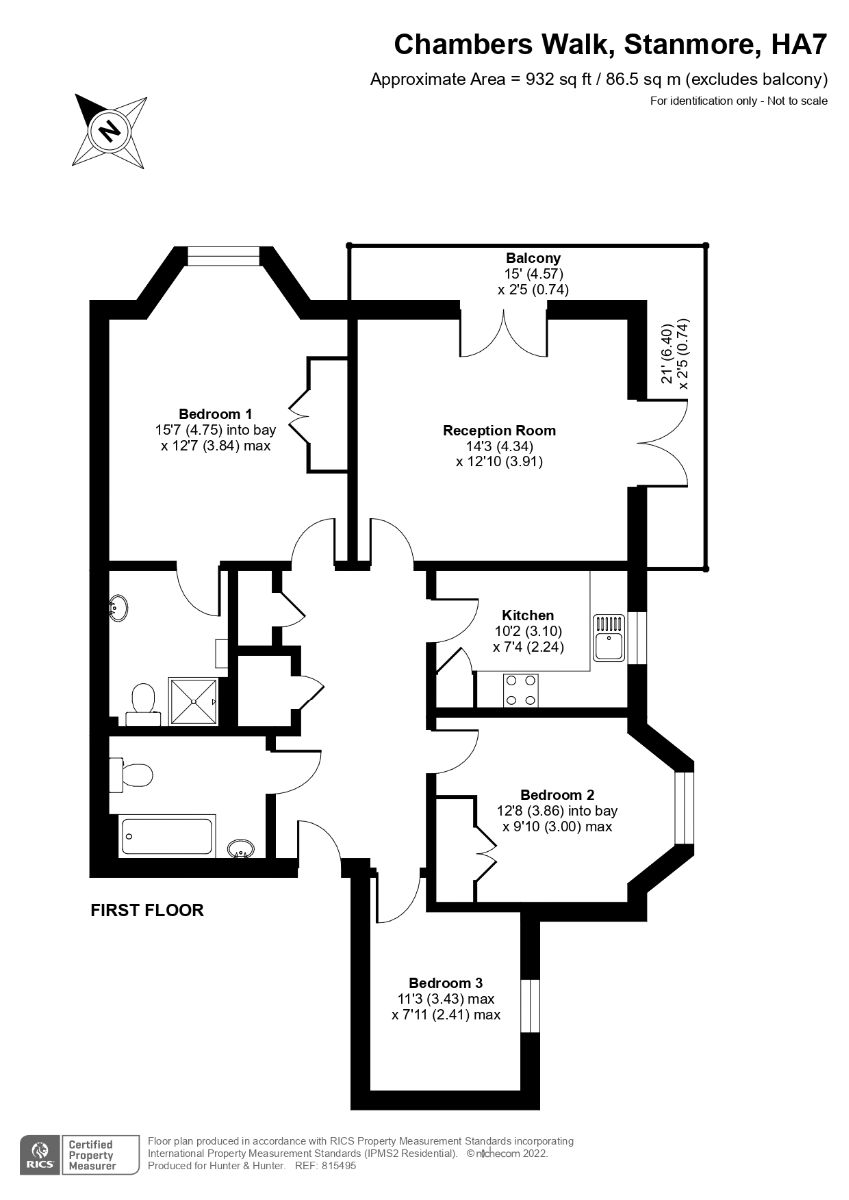 6 Chambers Walk, Stanmore floorplan
