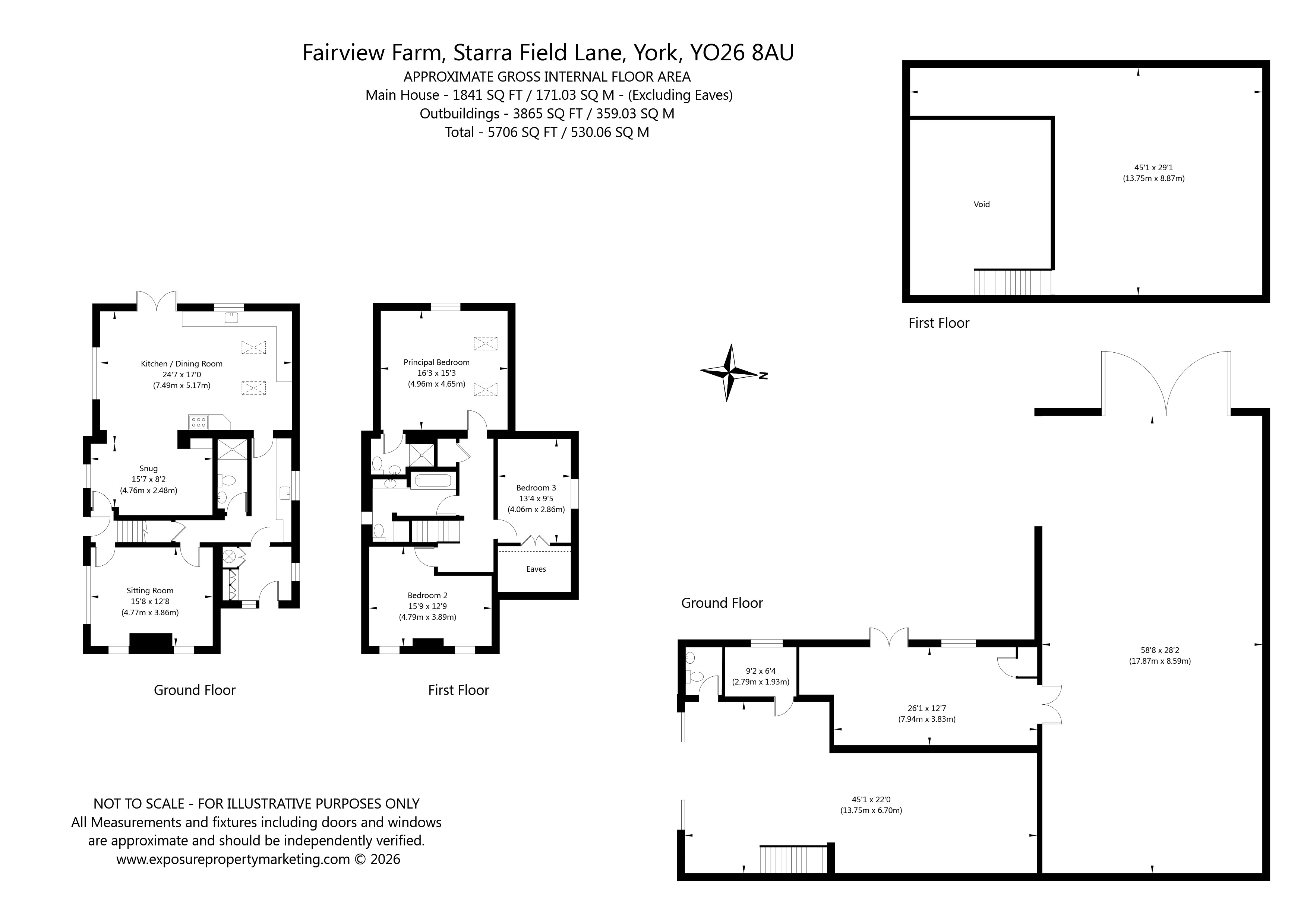 Fairview Farm,, Starra Field Lane, York floorplan