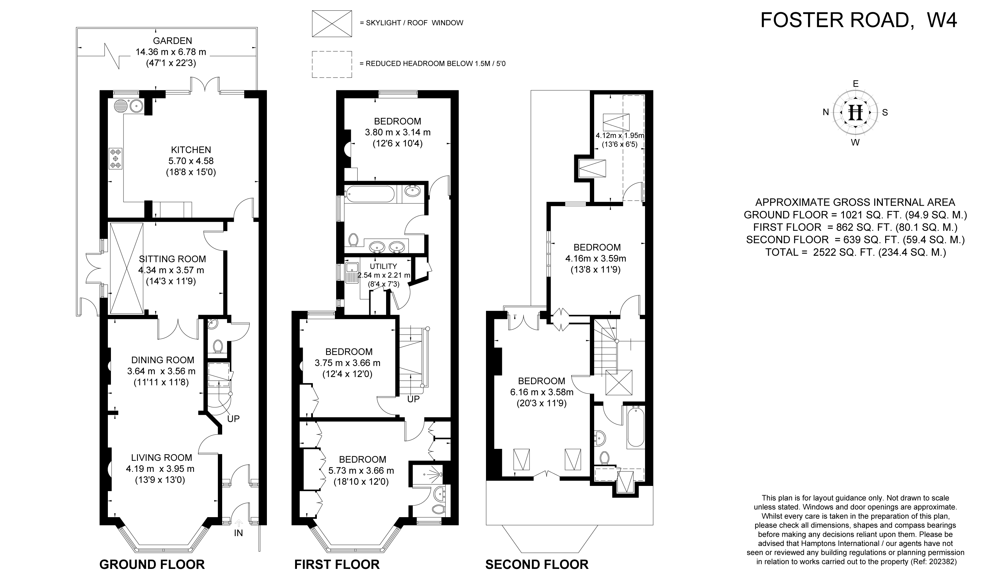 30, Foster Road, London floorplan