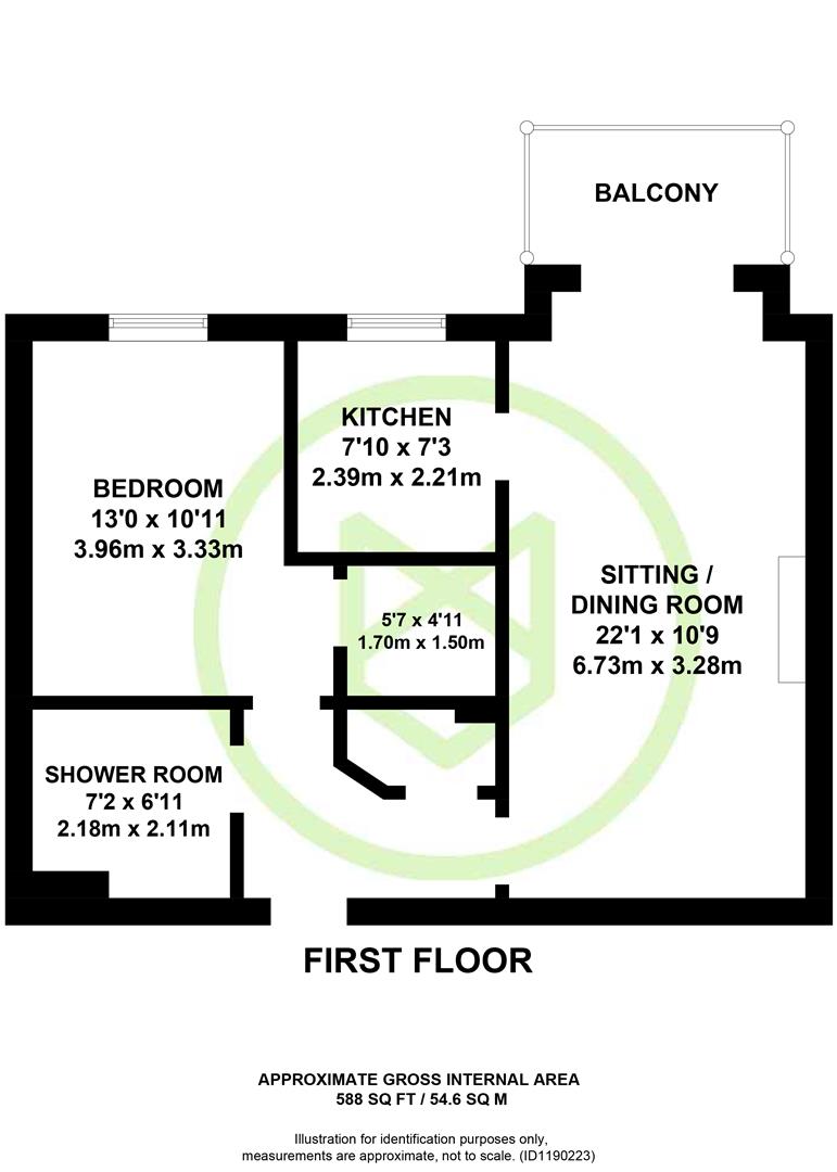 35 Hillier Court, Botley Road, Romsey floorplan
