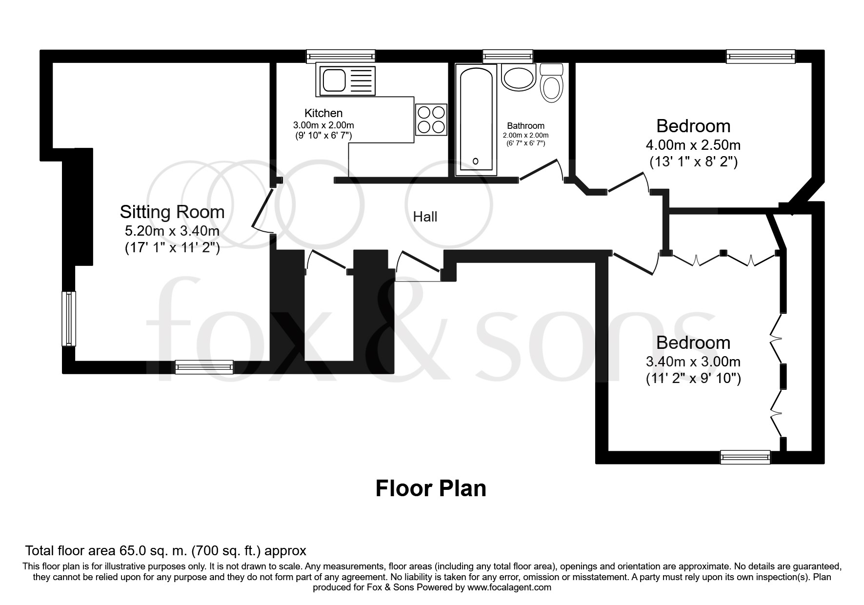 2 Bedrooms Flat for sale in Vallance Court, Hove Street, Hove BN3