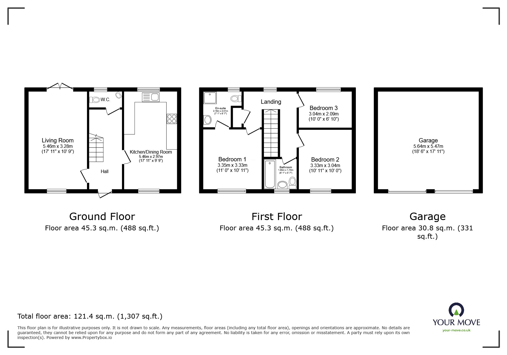 16, Honeysuckle Lane, Market Rasen floorplan