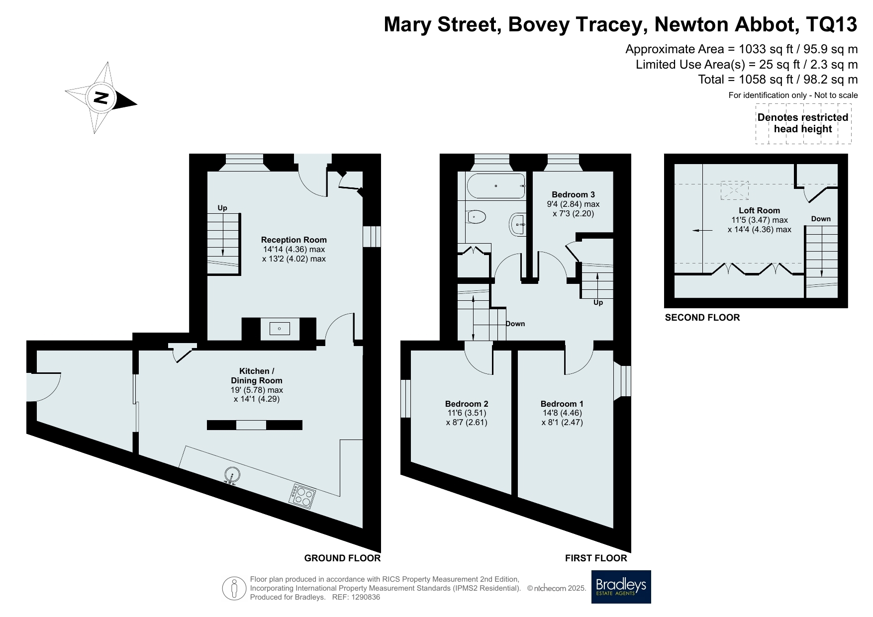 71, Mary Street, Newton Abbot floorplan