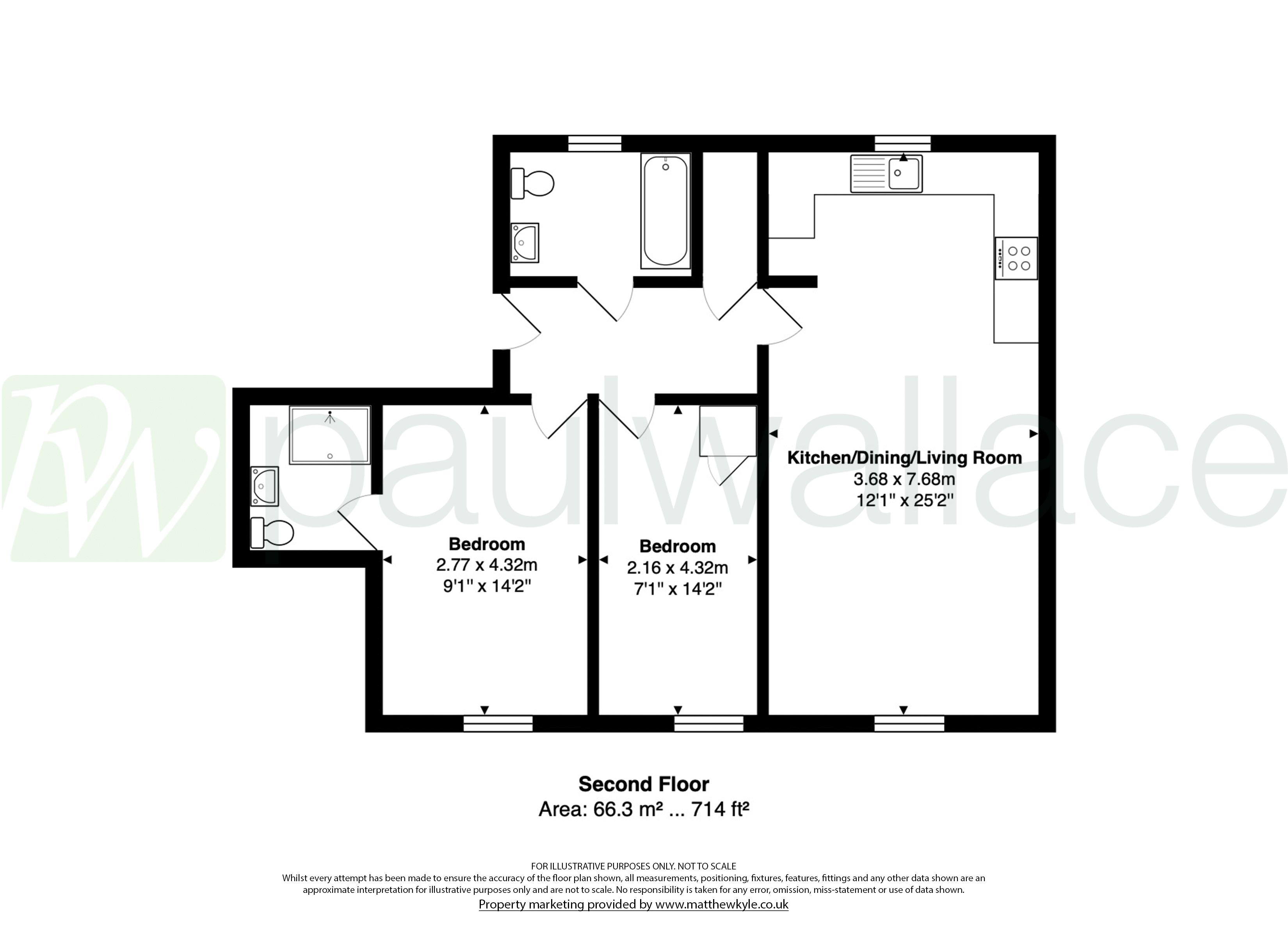 Flat 6, Hickey Court, Schofield Way, Hoddesdon floorplan