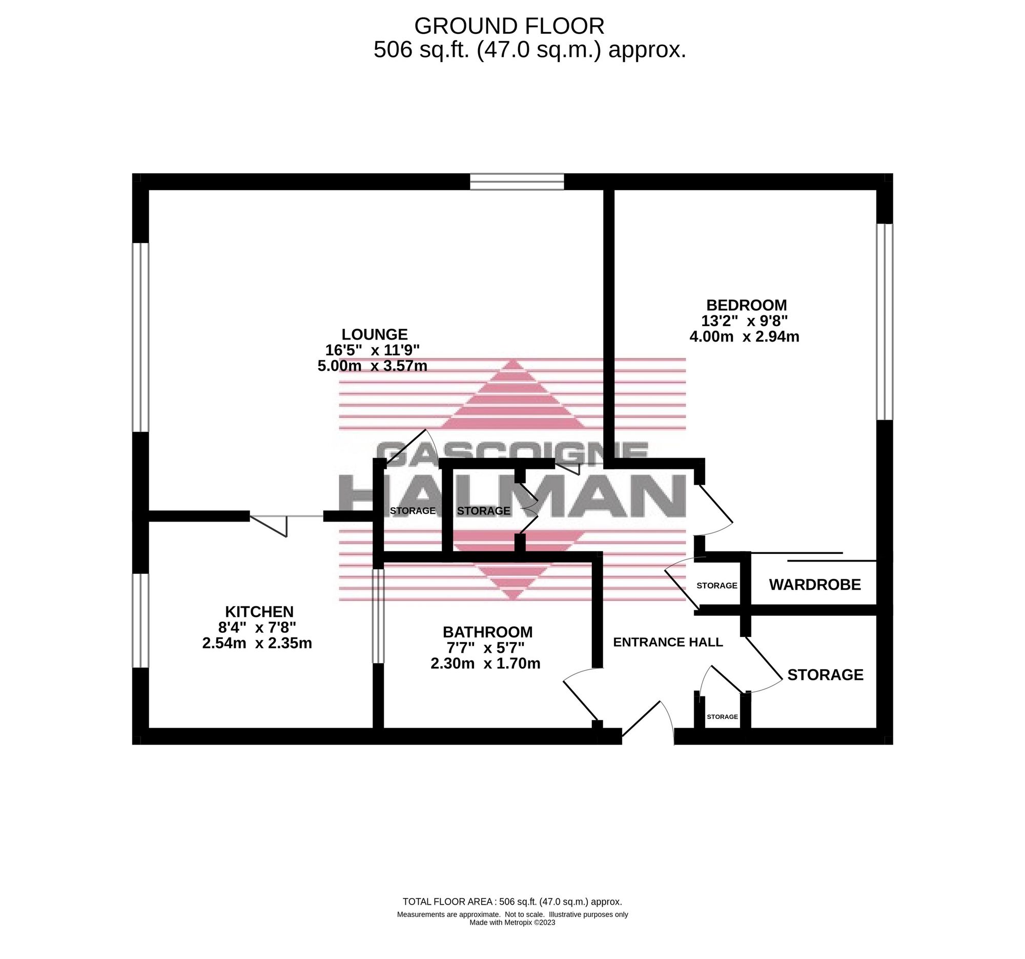 Flat 1, 16 Cote Green Lane, Stockport floorplan