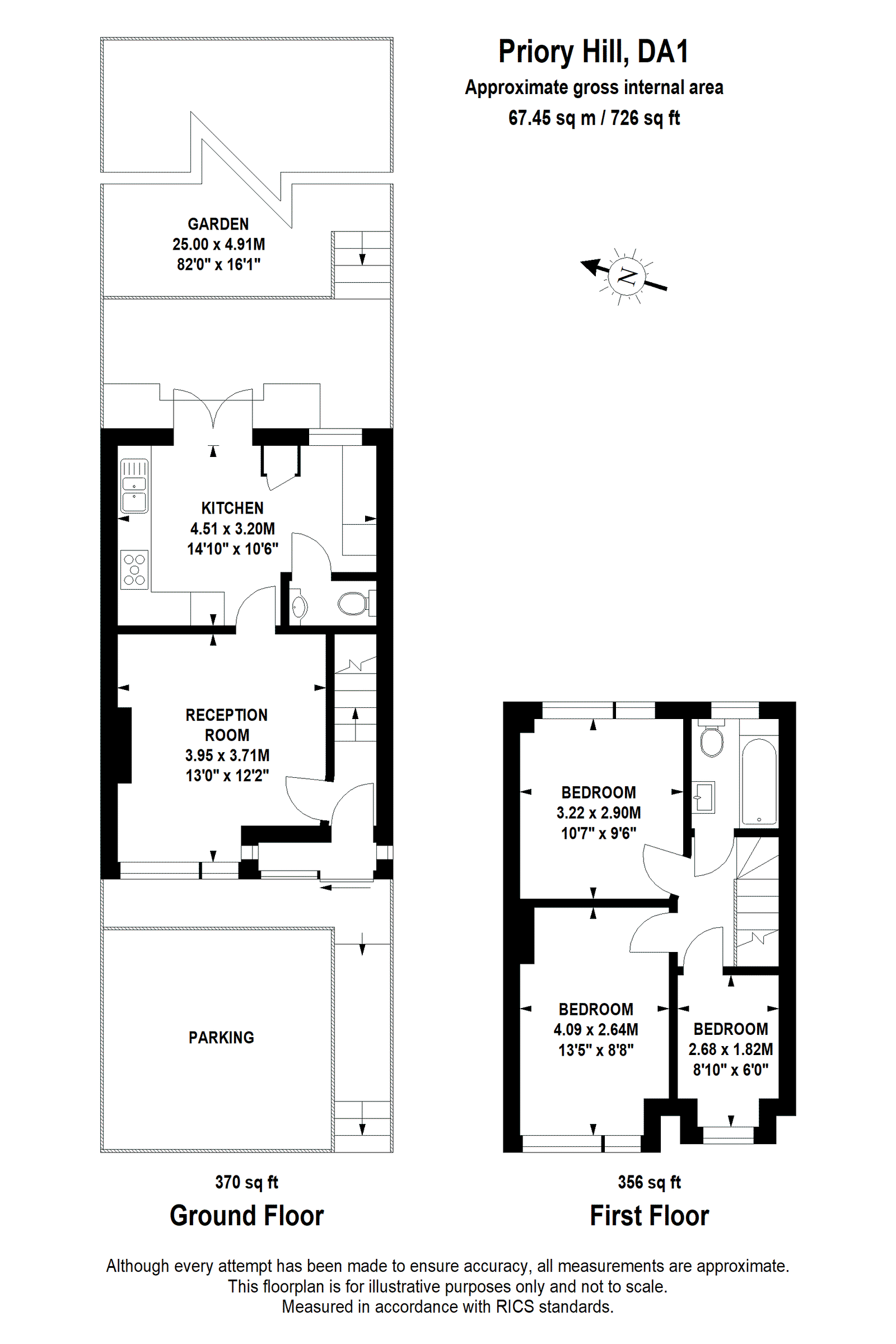43, Priory Hill, Dartford floorplan