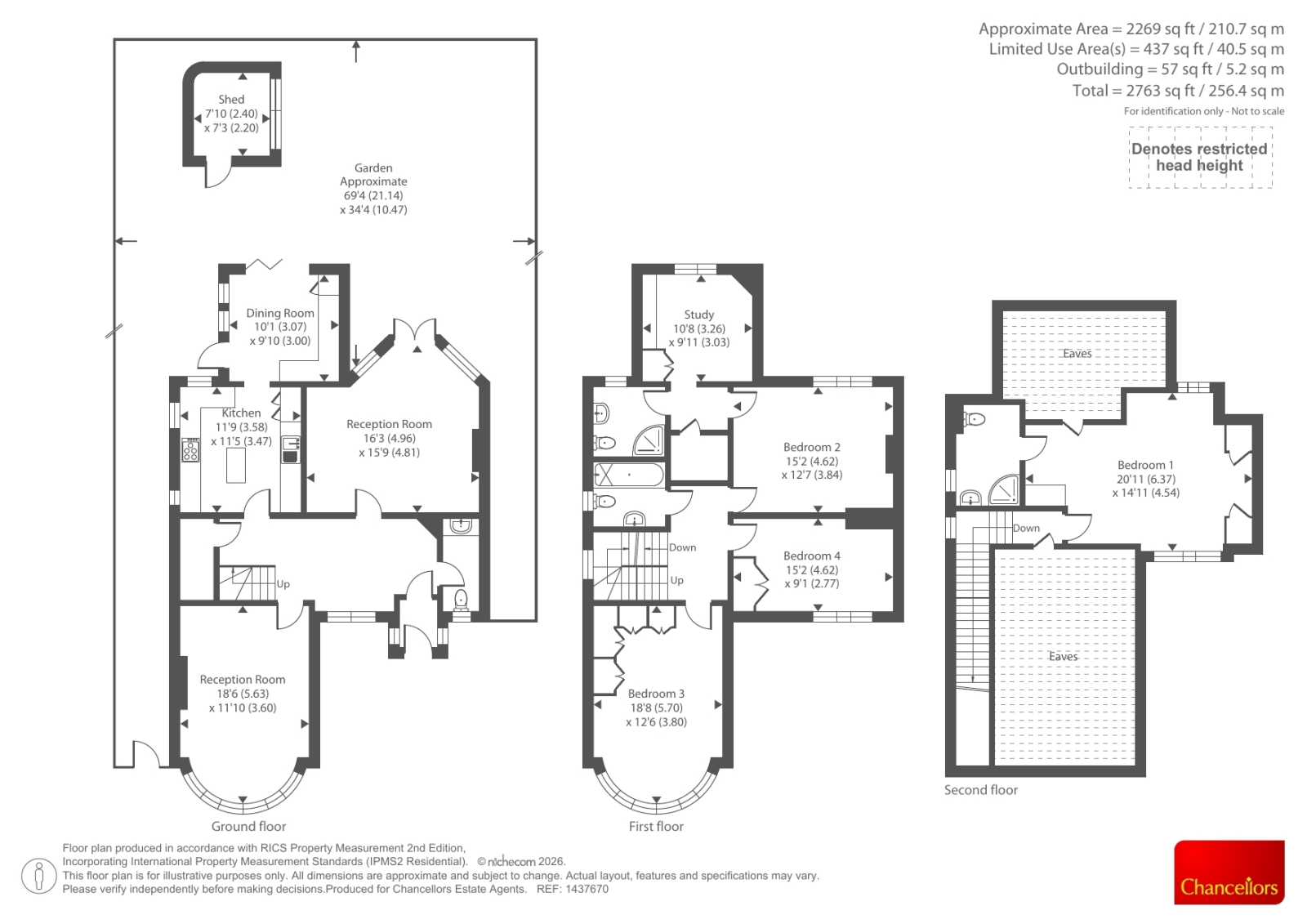 2, Middleton Road, London floorplan