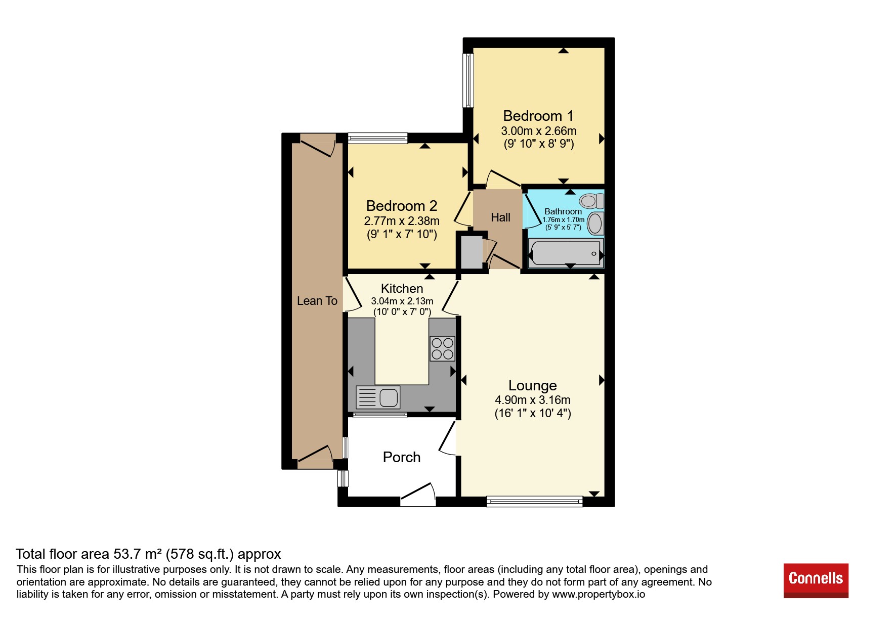10, Edmondes Close, Warwick floorplan
