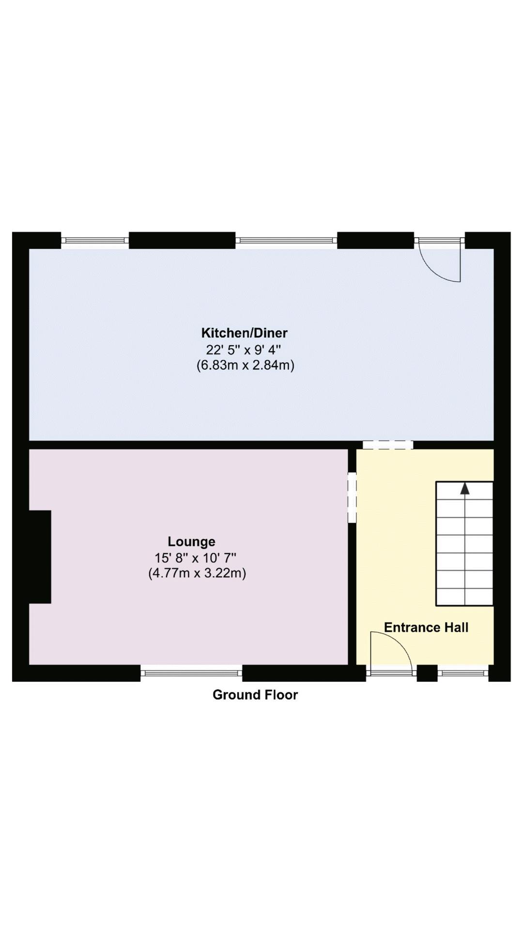 72, Leominster Road, Portsmouth floorplan