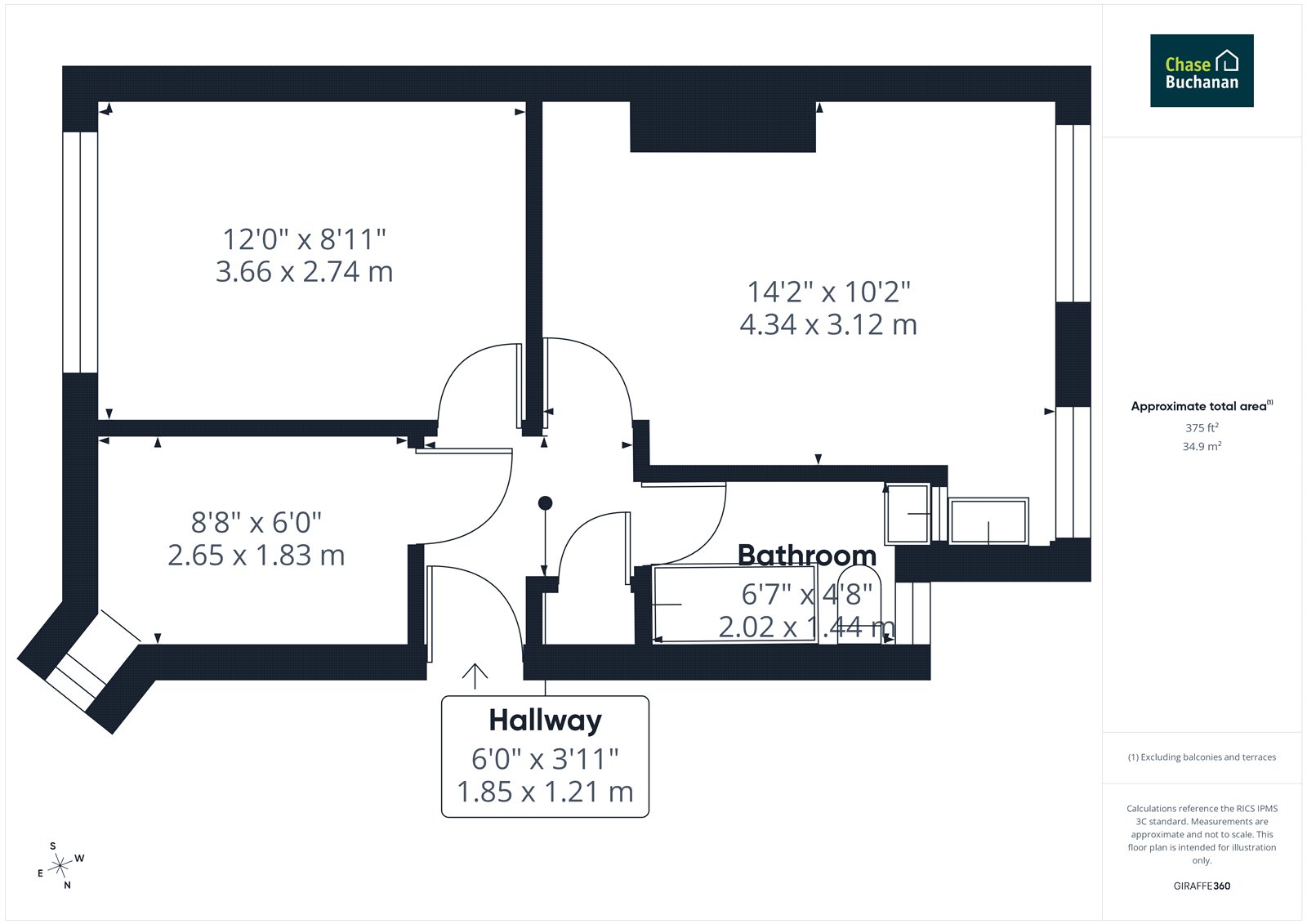 10, Chelsea Close, Hampton Hill floorplan
