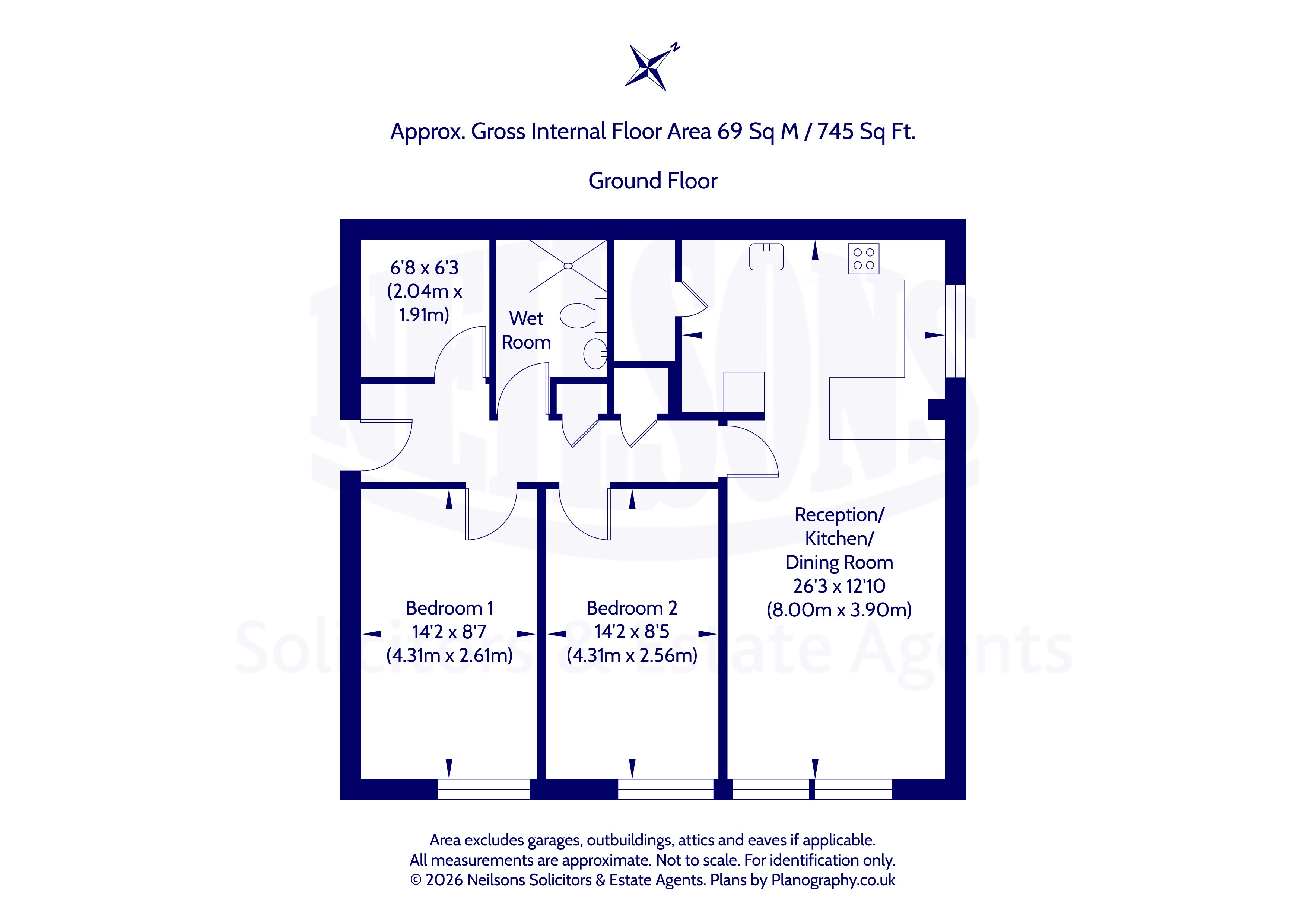 16/1, Calder Grove, Edinburgh floorplan