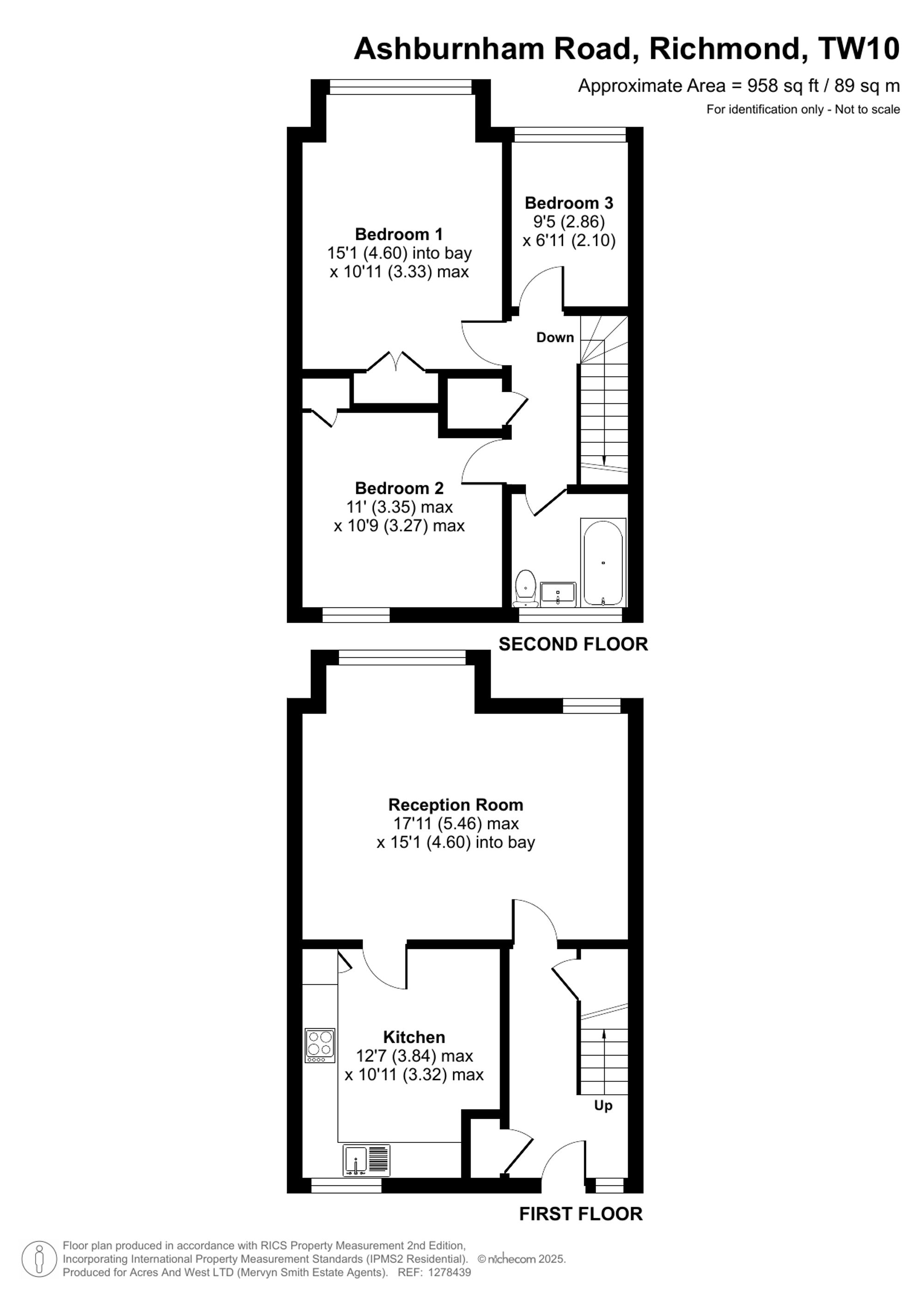 14 St. Richards Court Ashburnham Road, Richmond floorplan