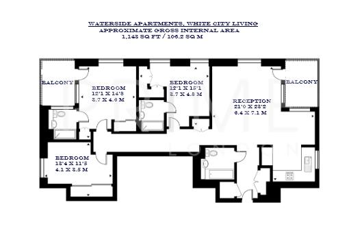 139, Parkside Apartments, Cascade Way floorplan