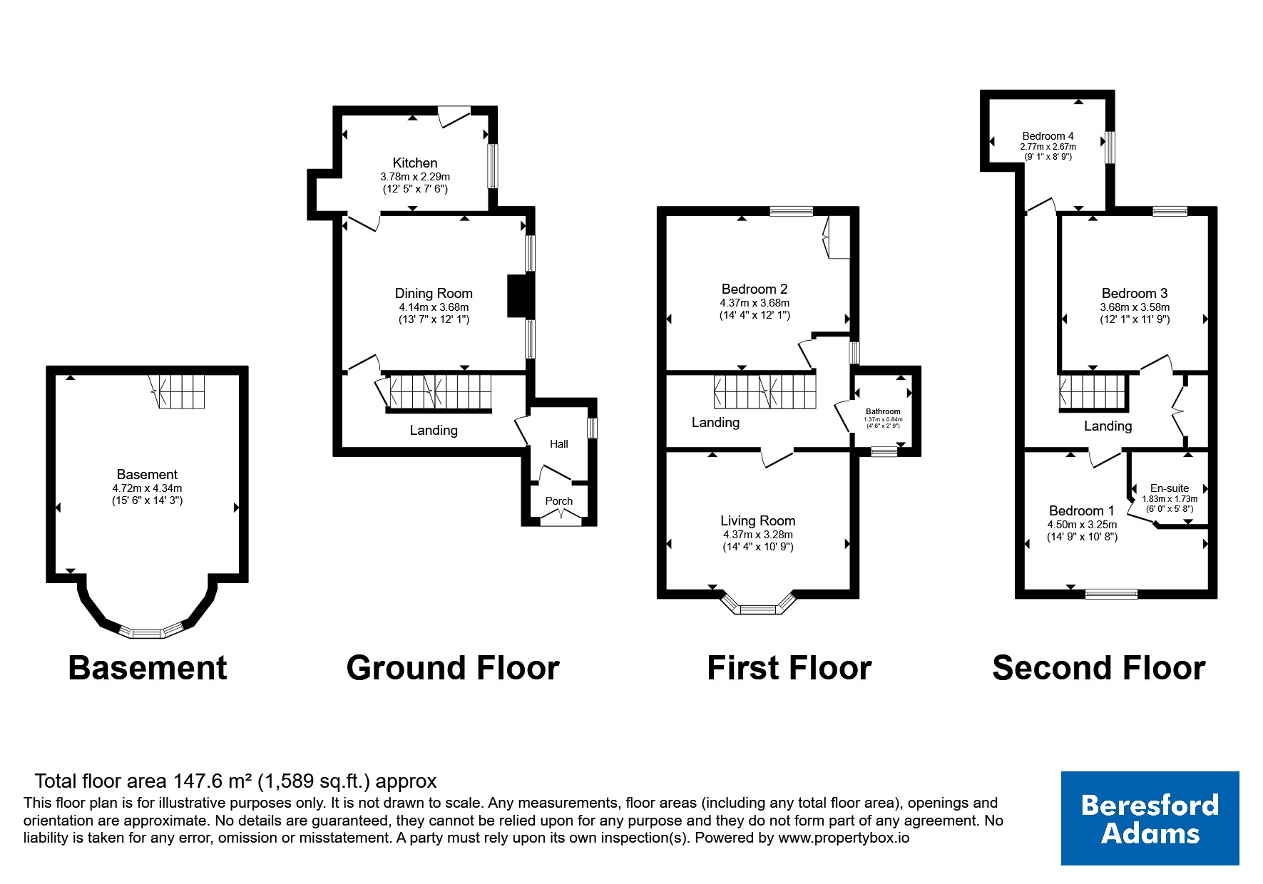 Marine Terrace, Conwy floorplan
