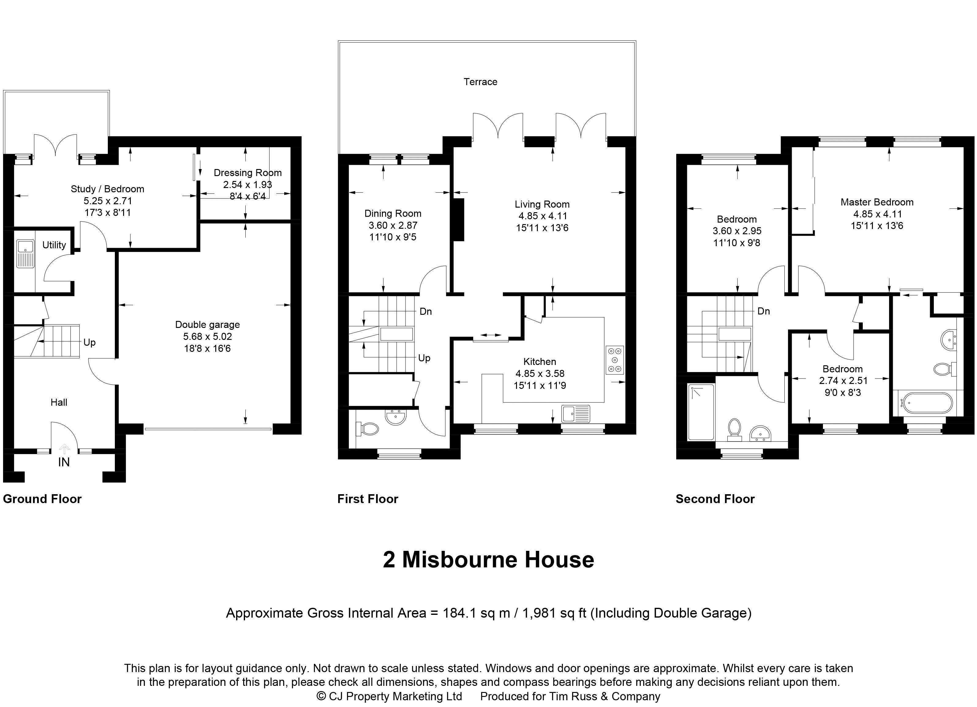 Amersham Road, Chalfont St. Giles HP8, 4 bedroom town house for sale