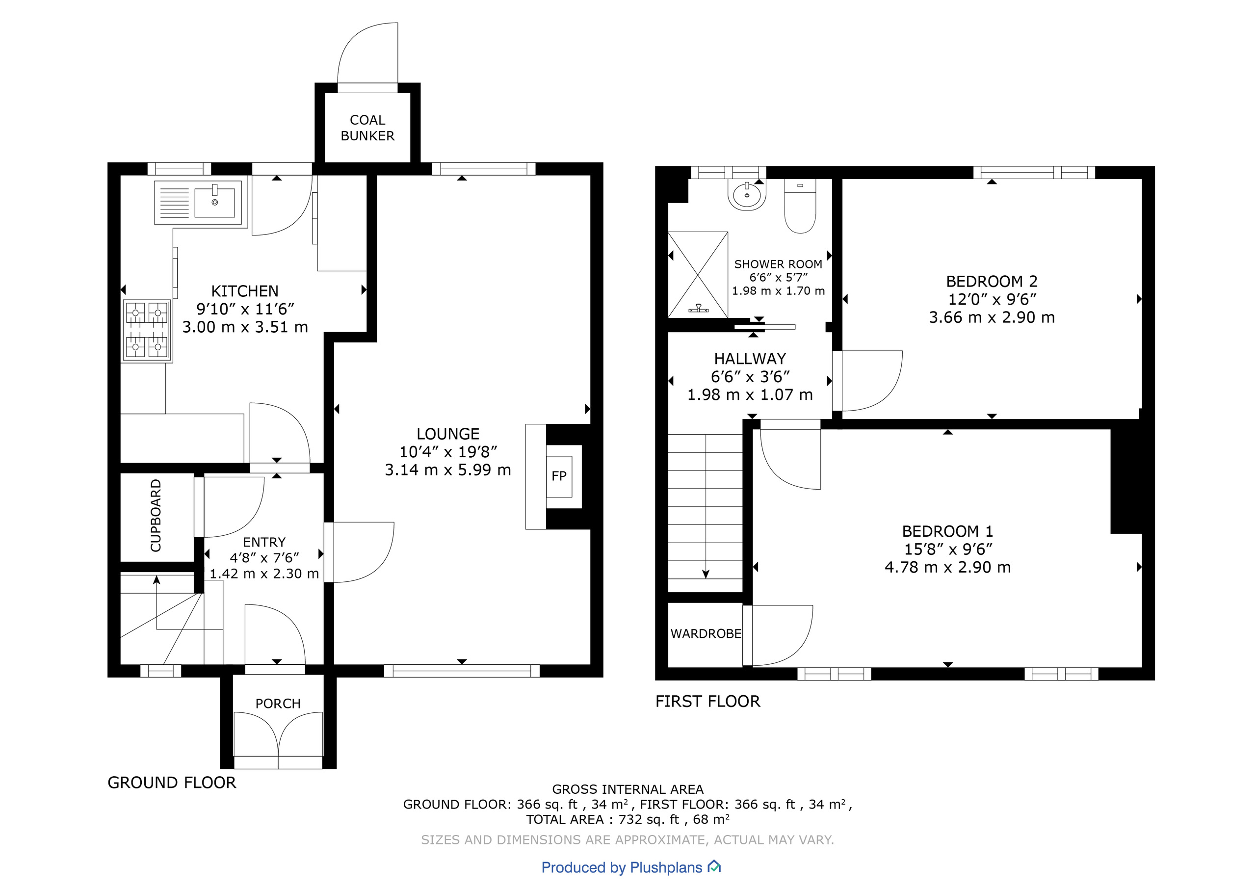 60 Barnes Street, Glasgow floorplan