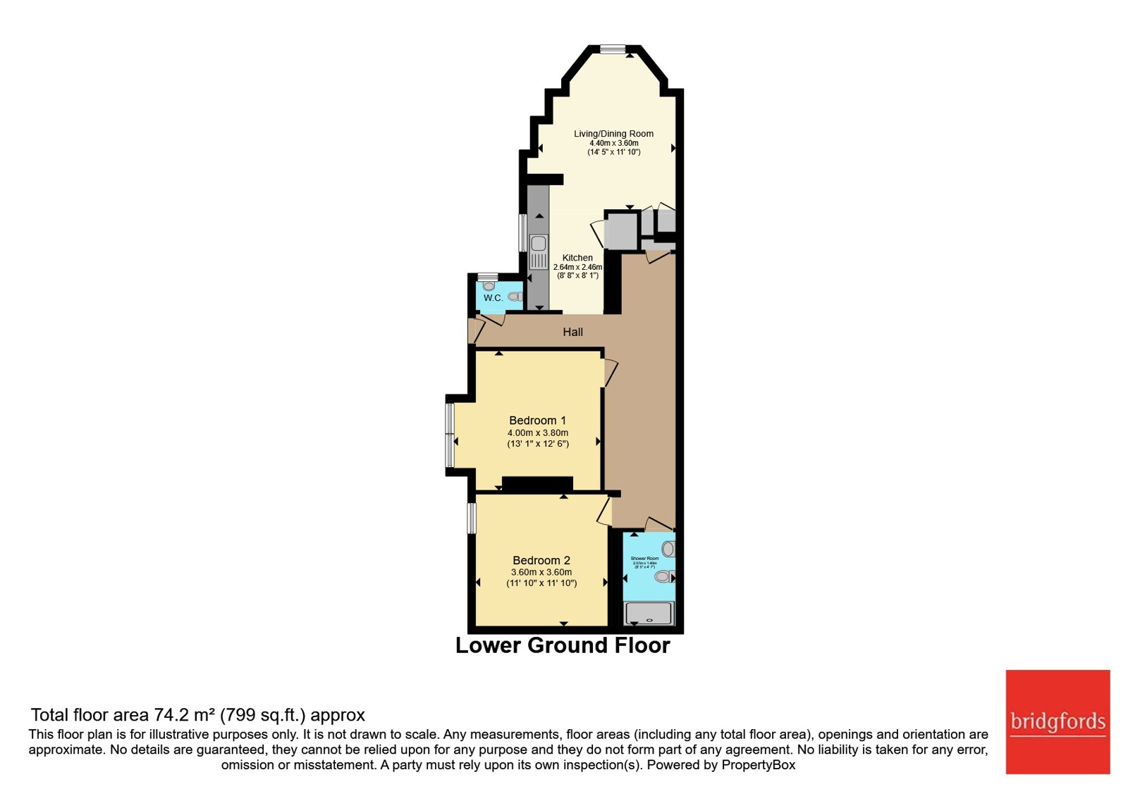 40b,, Clarendon Road, Manchester floorplan