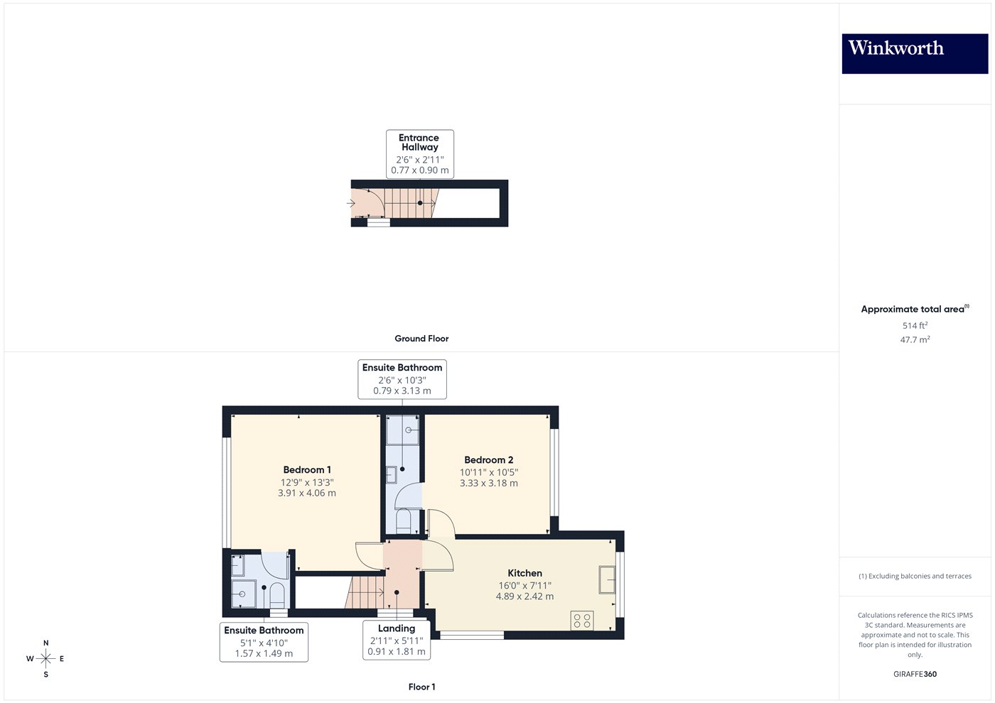 35, Buck Lane, London floorplan