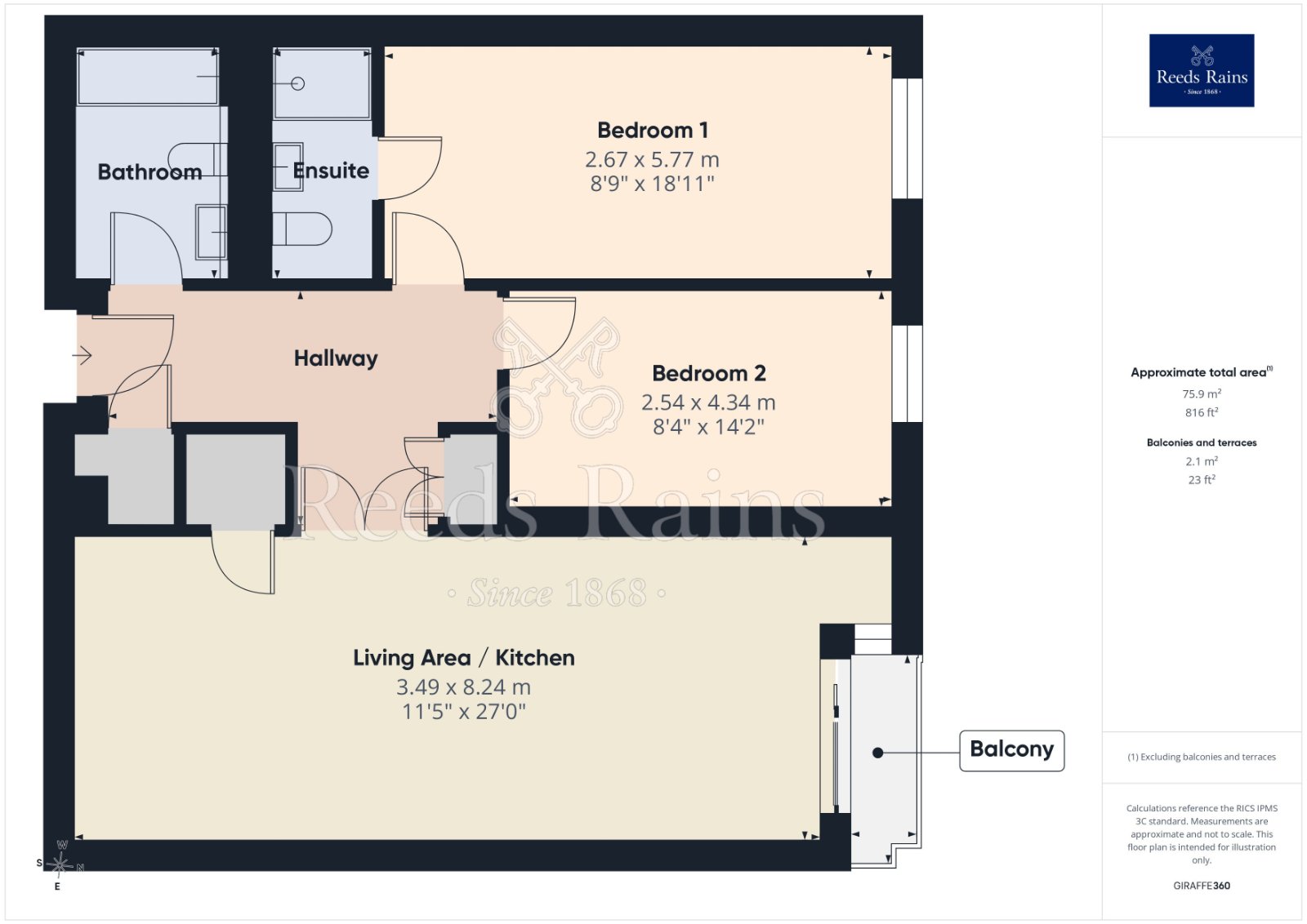 Whitworth Street West, Manchester floorplan