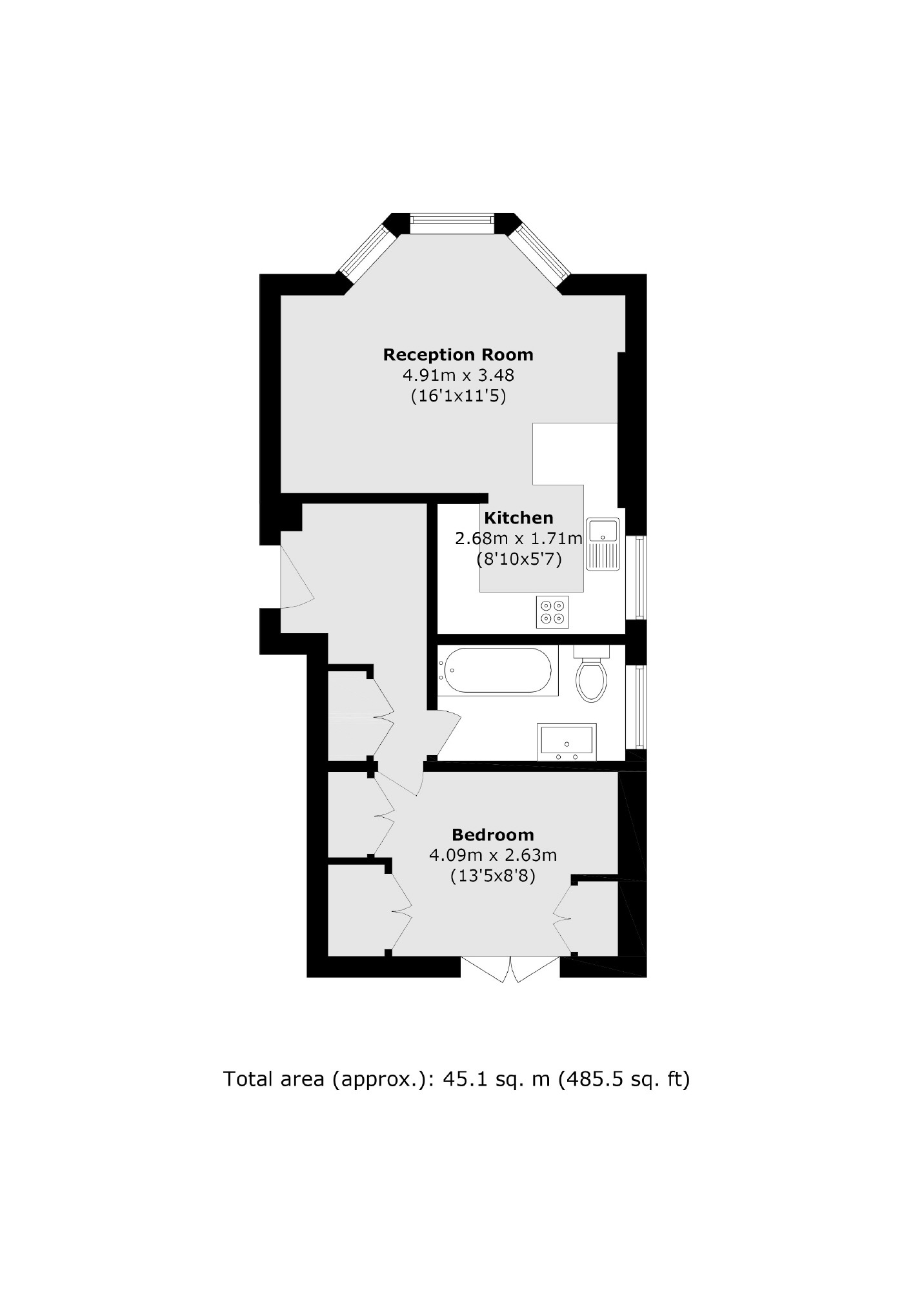 Sutton Court Road, London floorplan