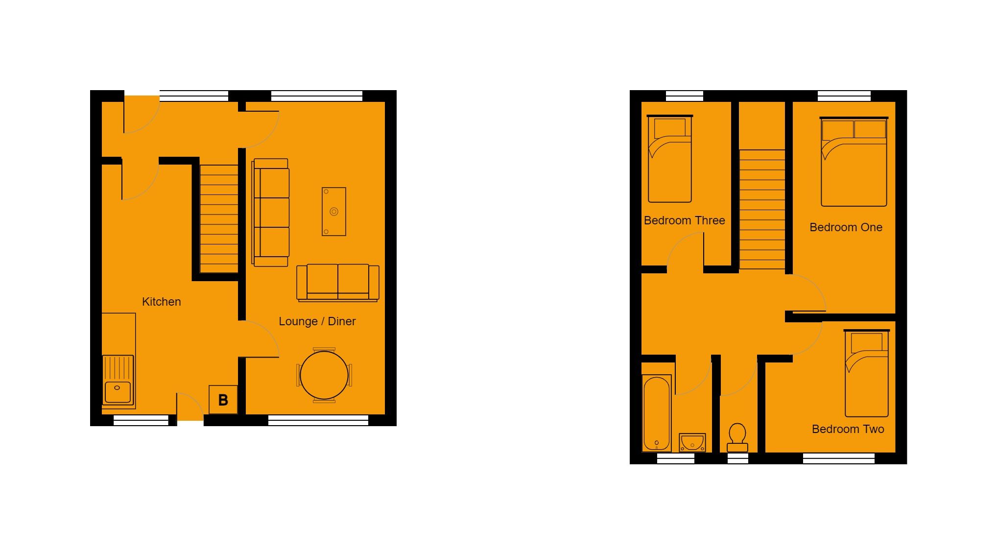 9 The Birches, Cwmbran floorplan