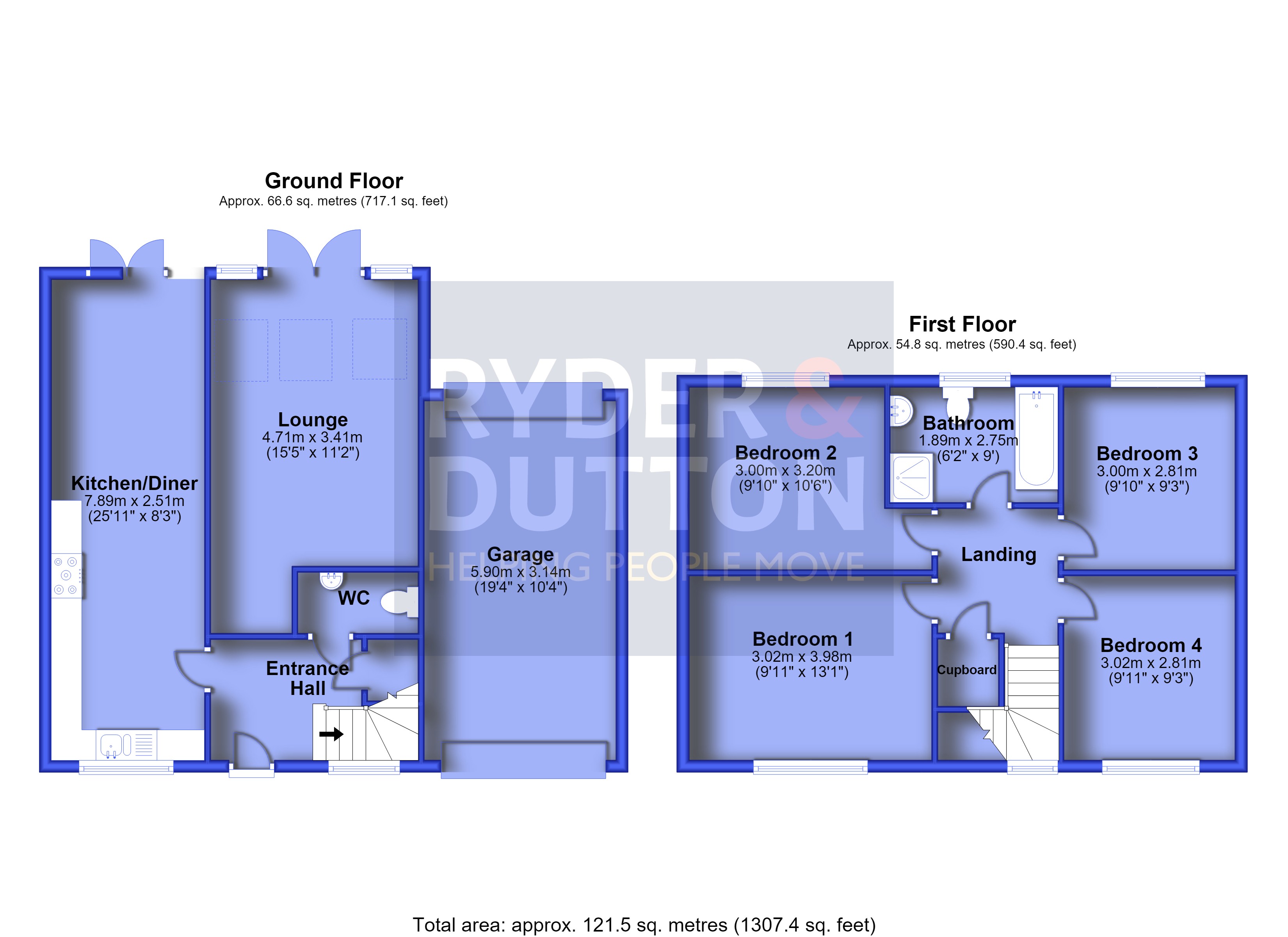 5, Olive Crescent, Oldham floorplan