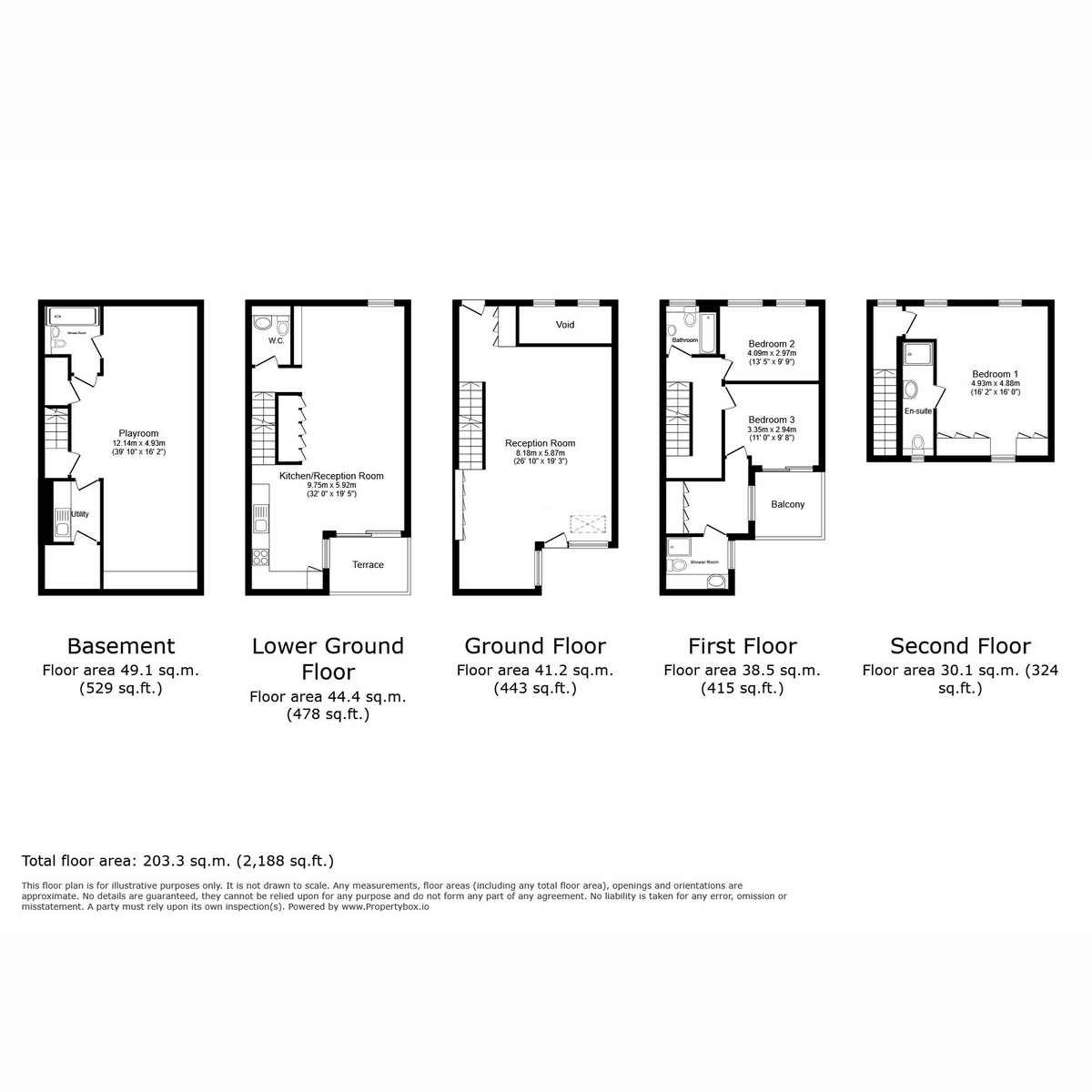 5, Bingham Place, London floorplan