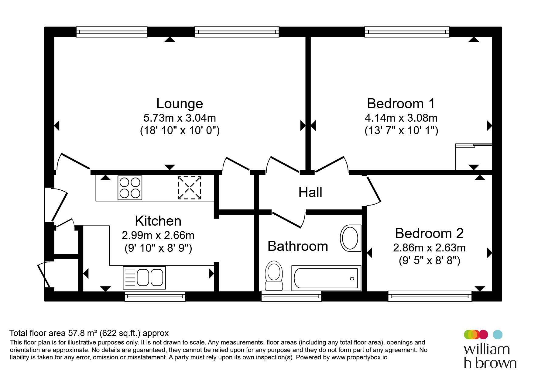 100, St. James Close, Norwich floorplan