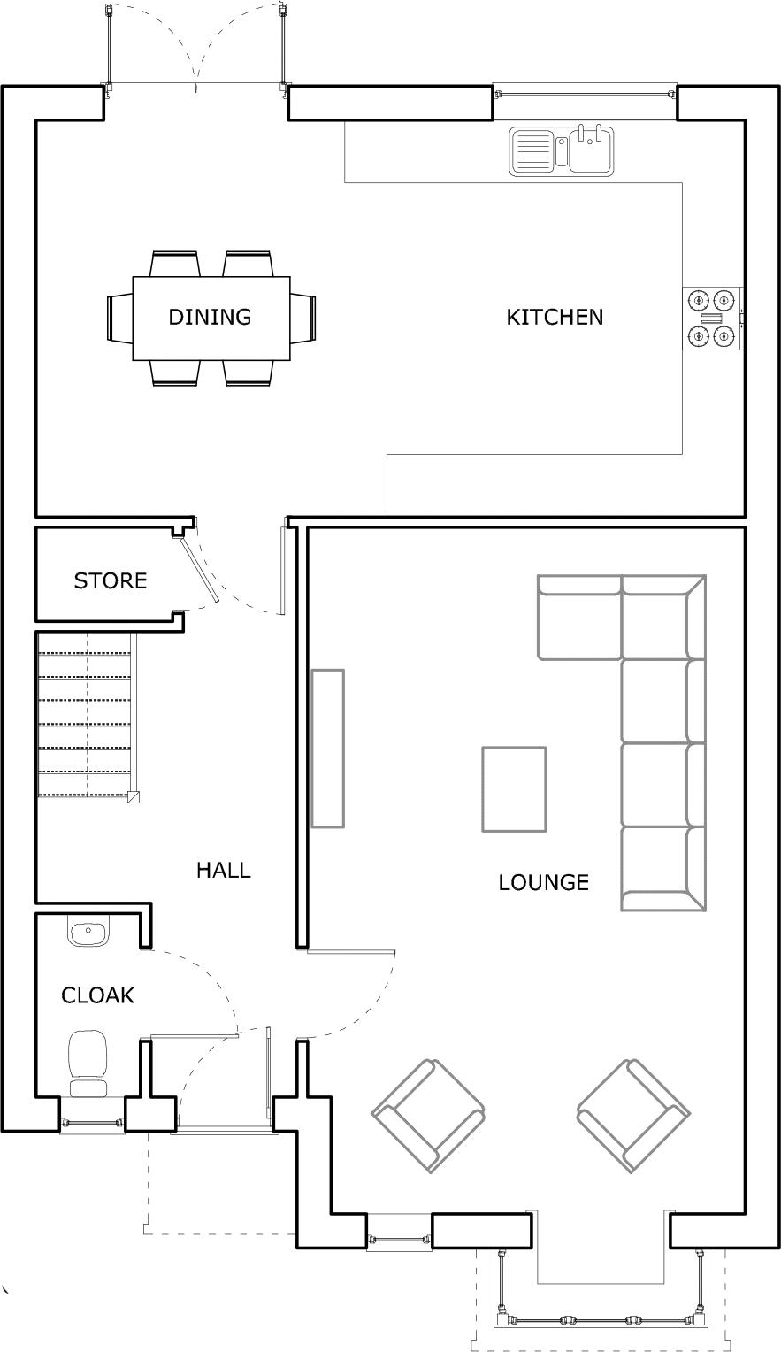 Plot 227 The Cambridge, Acorn Avenue, Nottingham floorplan
