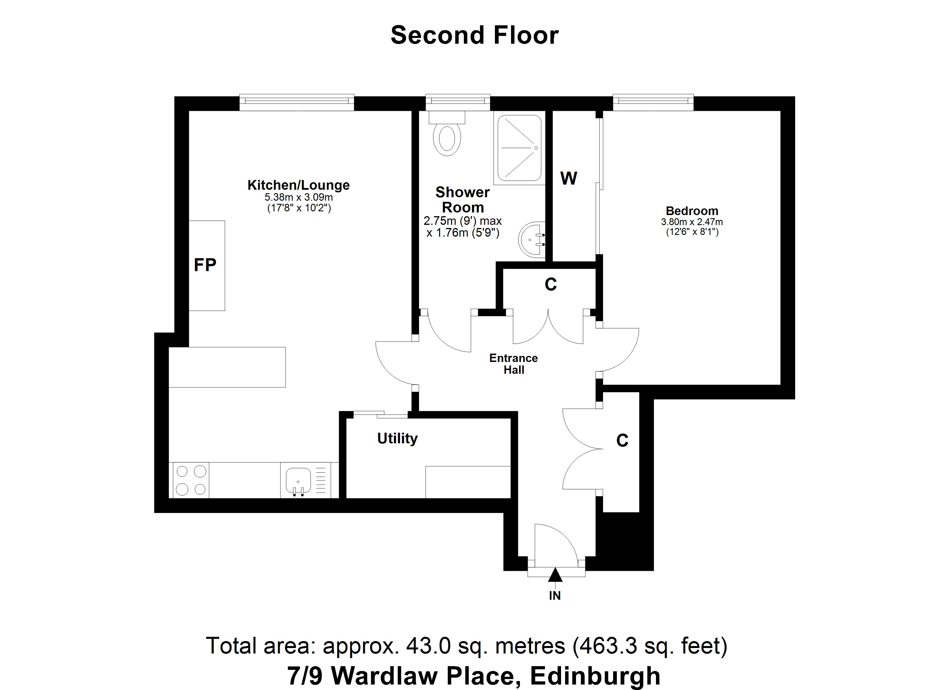 1 bed flat for sale in Wardlaw Place, Edinburgh EH11 68358352 Zoopla