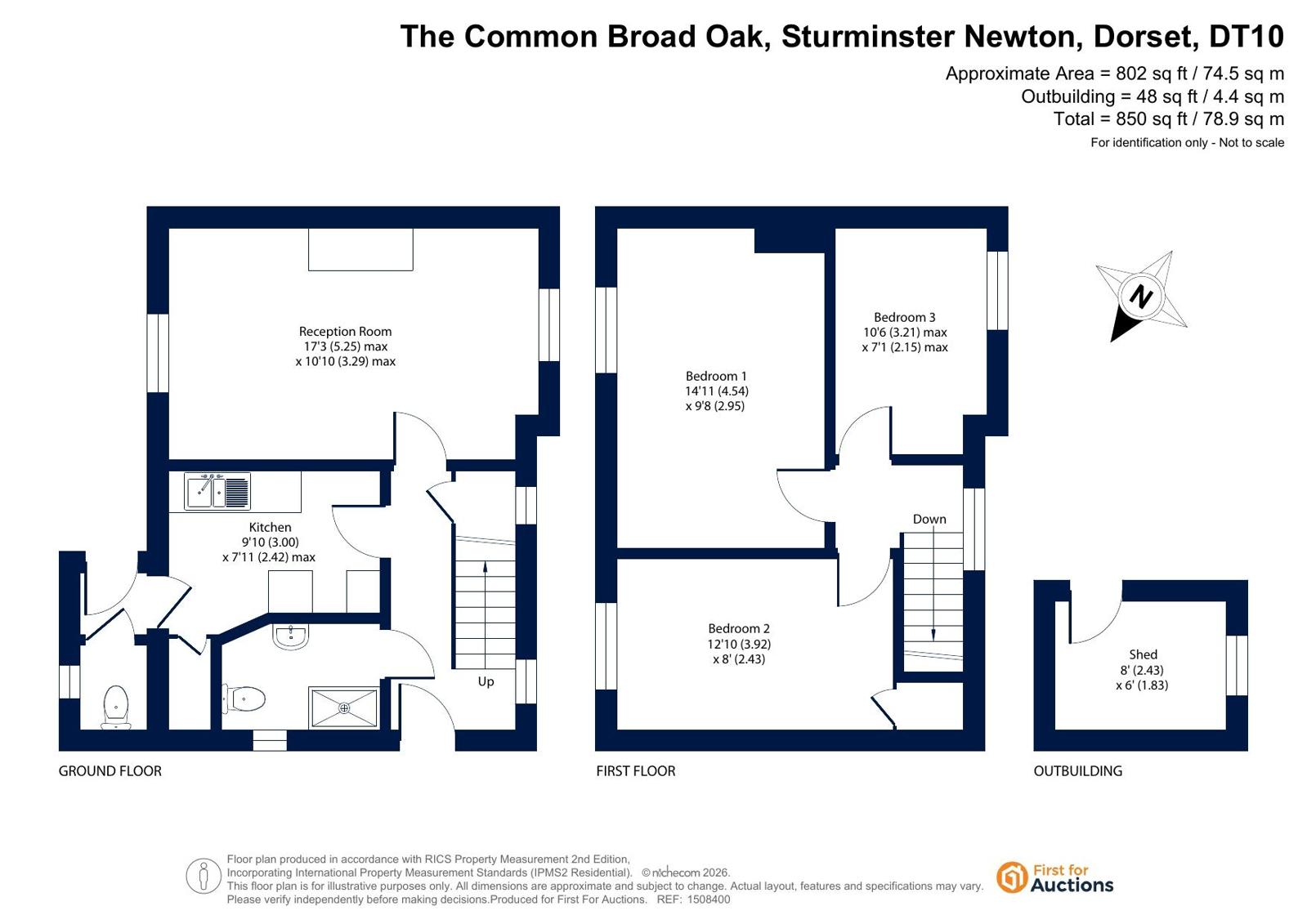 1 The Common,, Broad Oak, Dorset floorplan