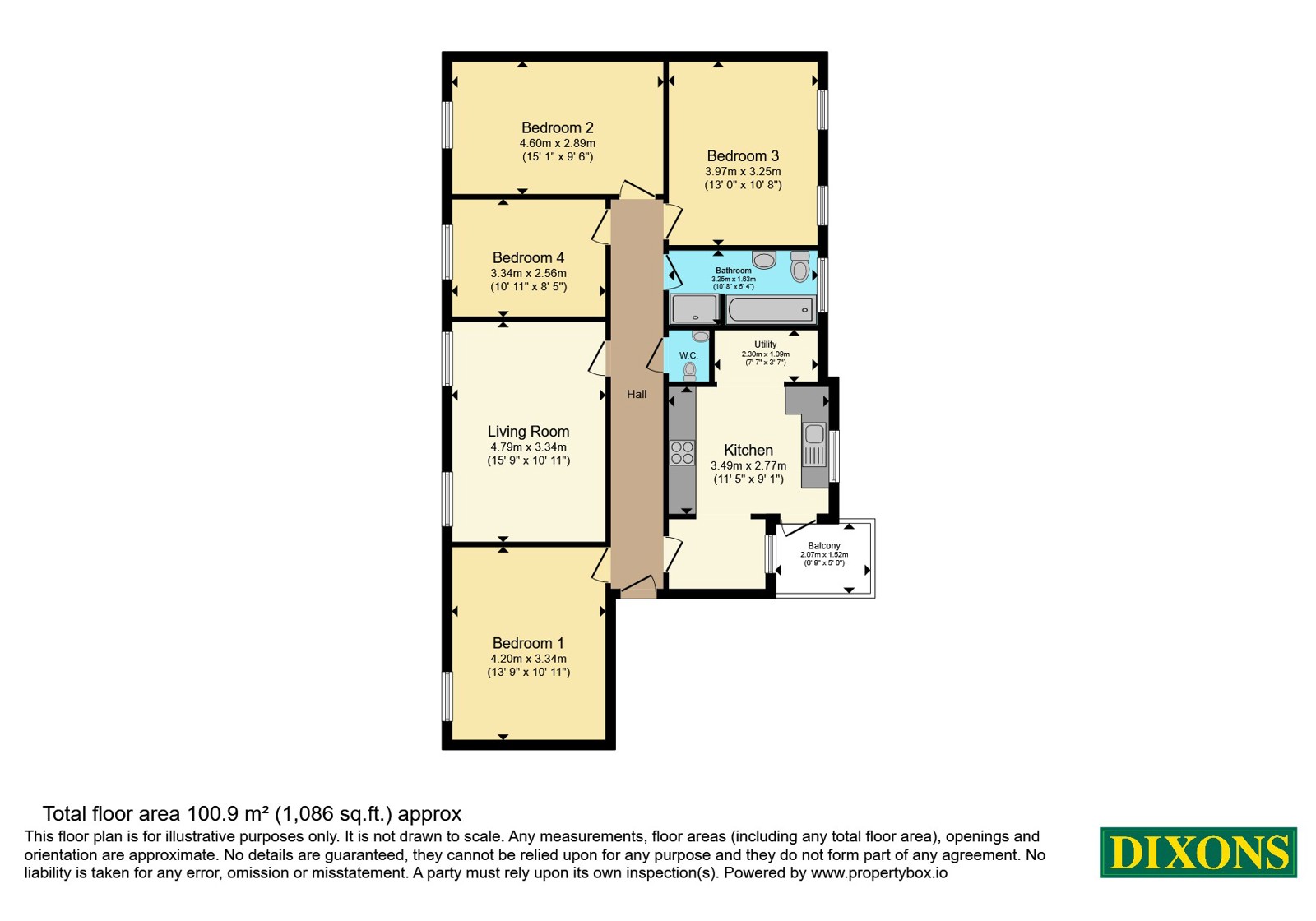 11, Stirling Court, Birmingham floorplan