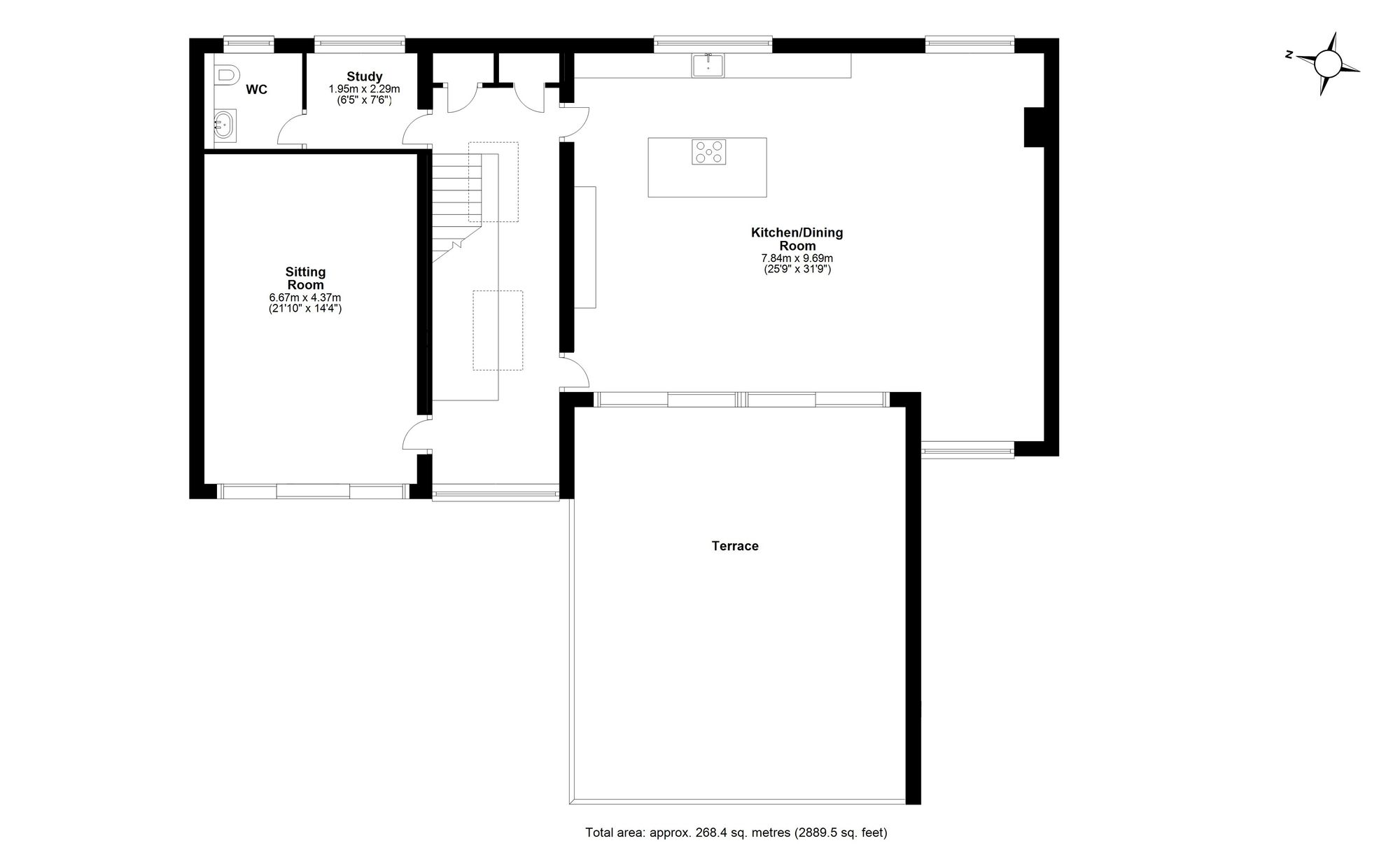 13 Meadowfield Road, Stocksfield floorplan