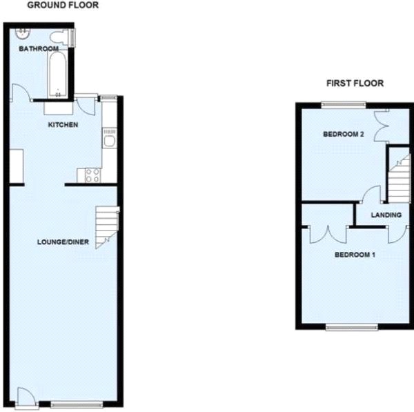 2 Bedrooms Terraced house for sale in School Cottages, Church Road, Crockenhill, Kent BR8