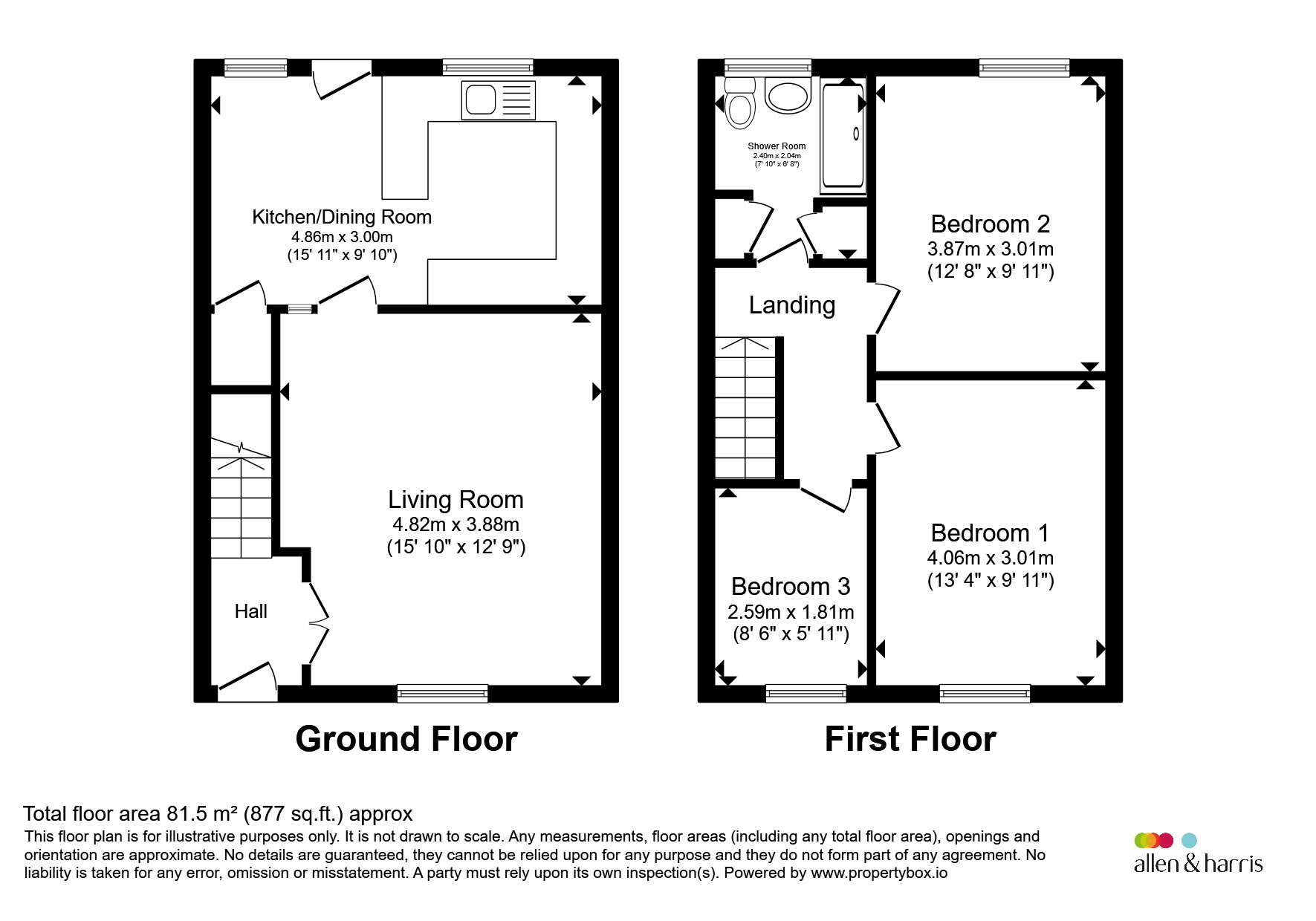 53, Blandon Way, Cardiff floorplan