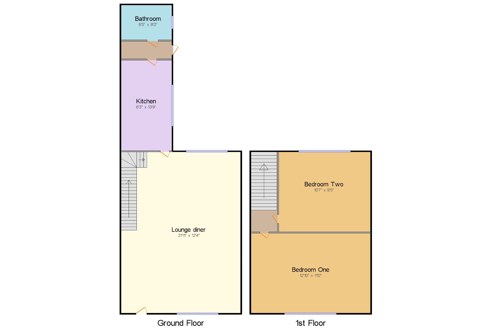 2 Bedrooms Terraced house for sale in Belvoir Road, Coalville LE67