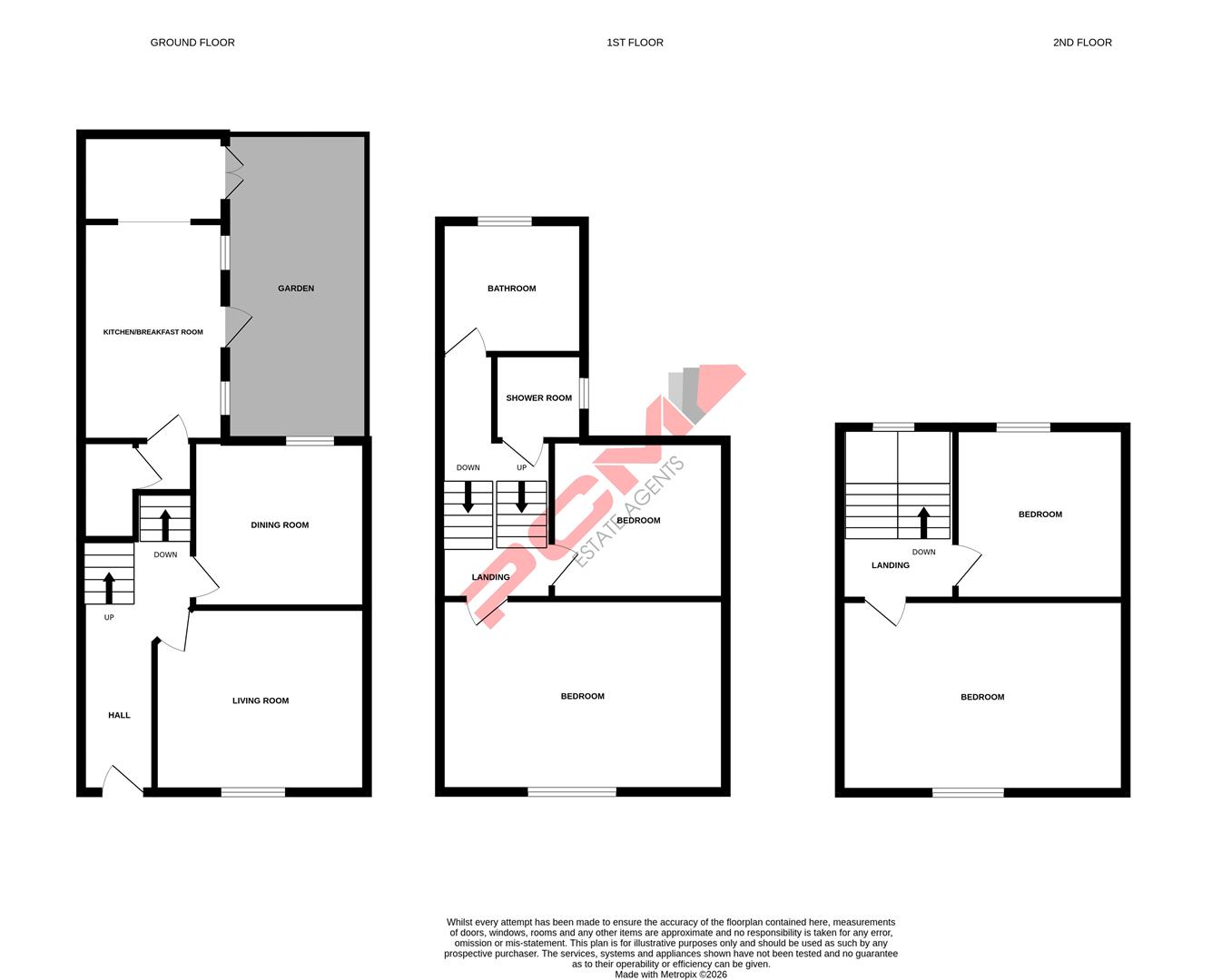 4, Waldegrave Street, Hastings floorplan