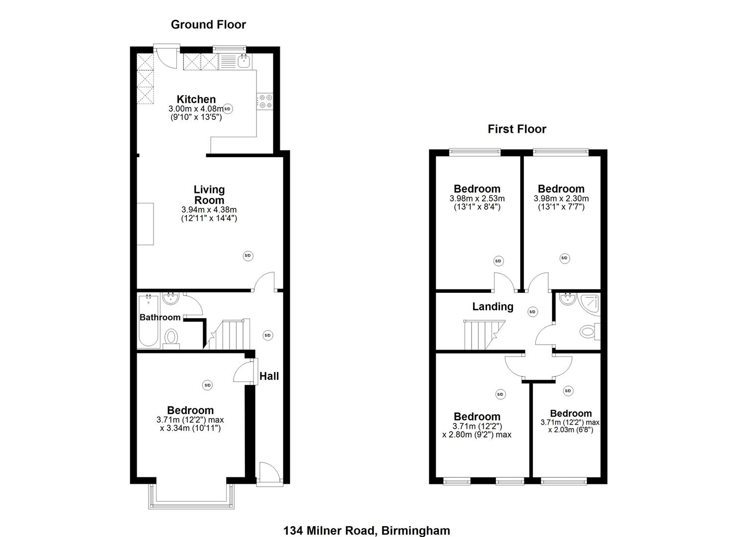 u8i5u2, p5a5p6, Milner Road, Selly Oak, Birmingham floorplan