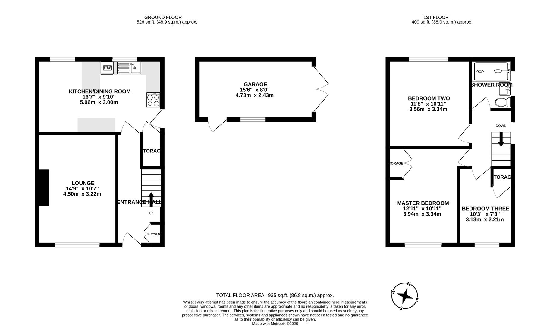 2, Glendale Avenue, Preston floorplan