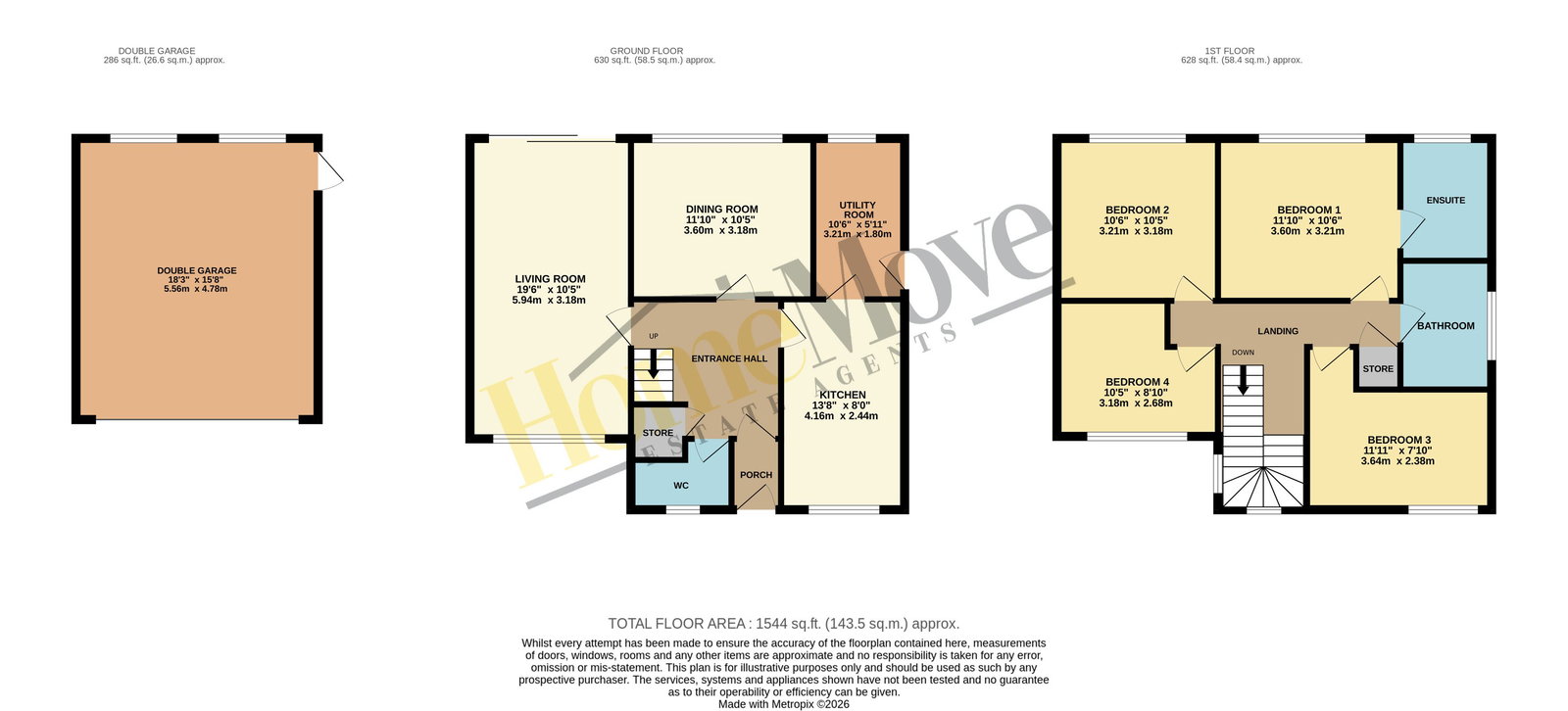 3a, Station Road, Leicester floorplan