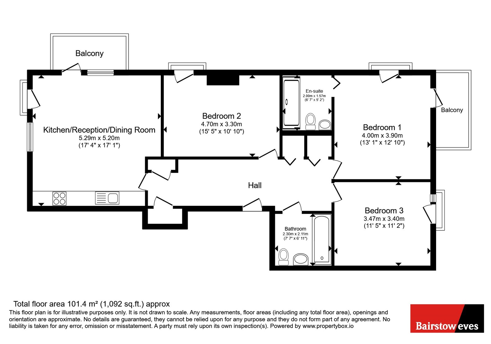 Flat 71, Cornwell House, 13, Ron Leighton Way, London floorplan