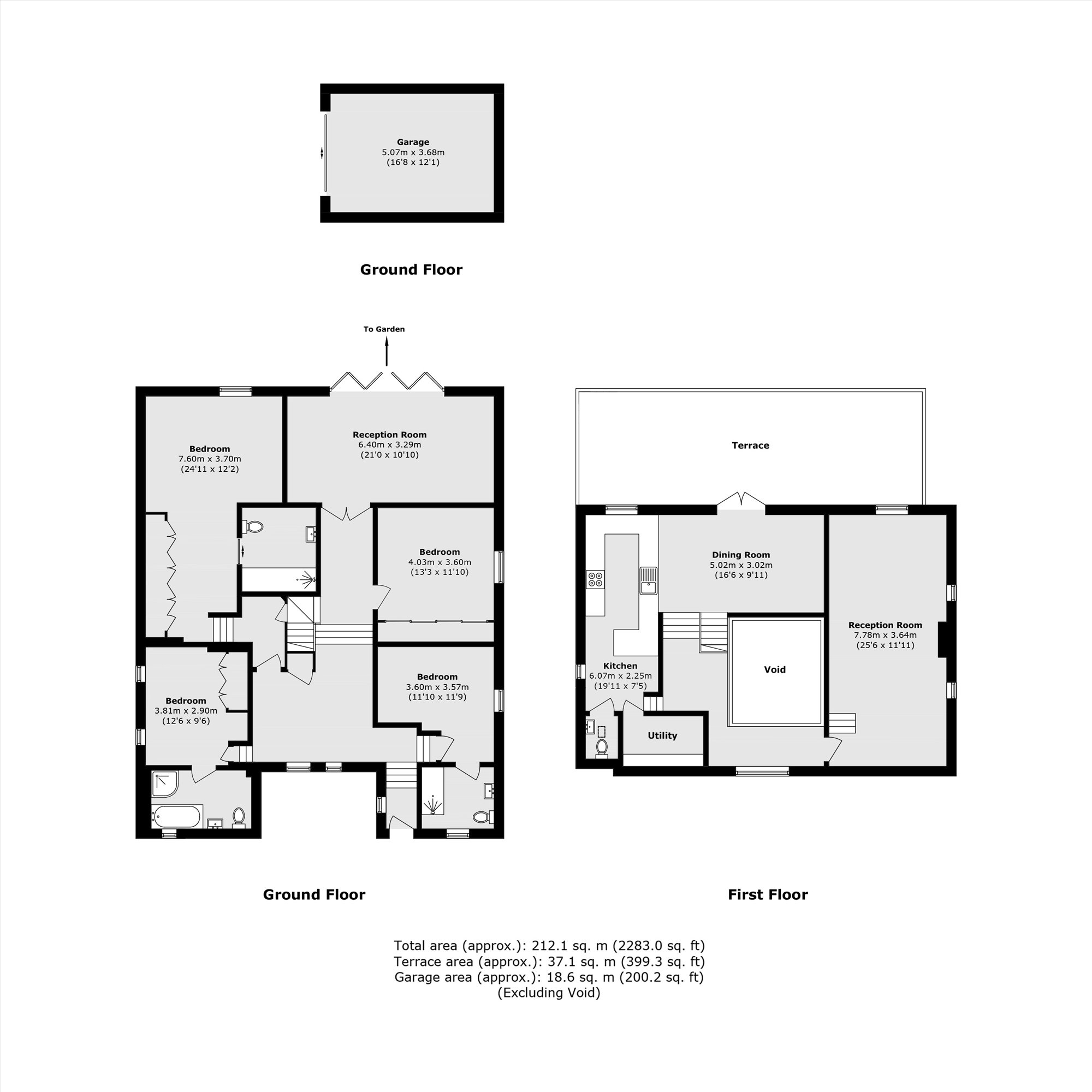 407, Walton Road, West Molesey floorplan