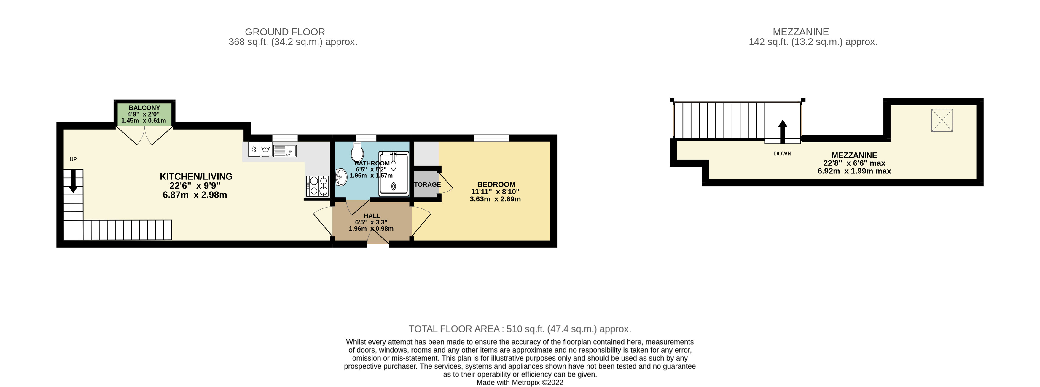 Flat 11, 9-10, Draycott Terrace, St Ives floorplan