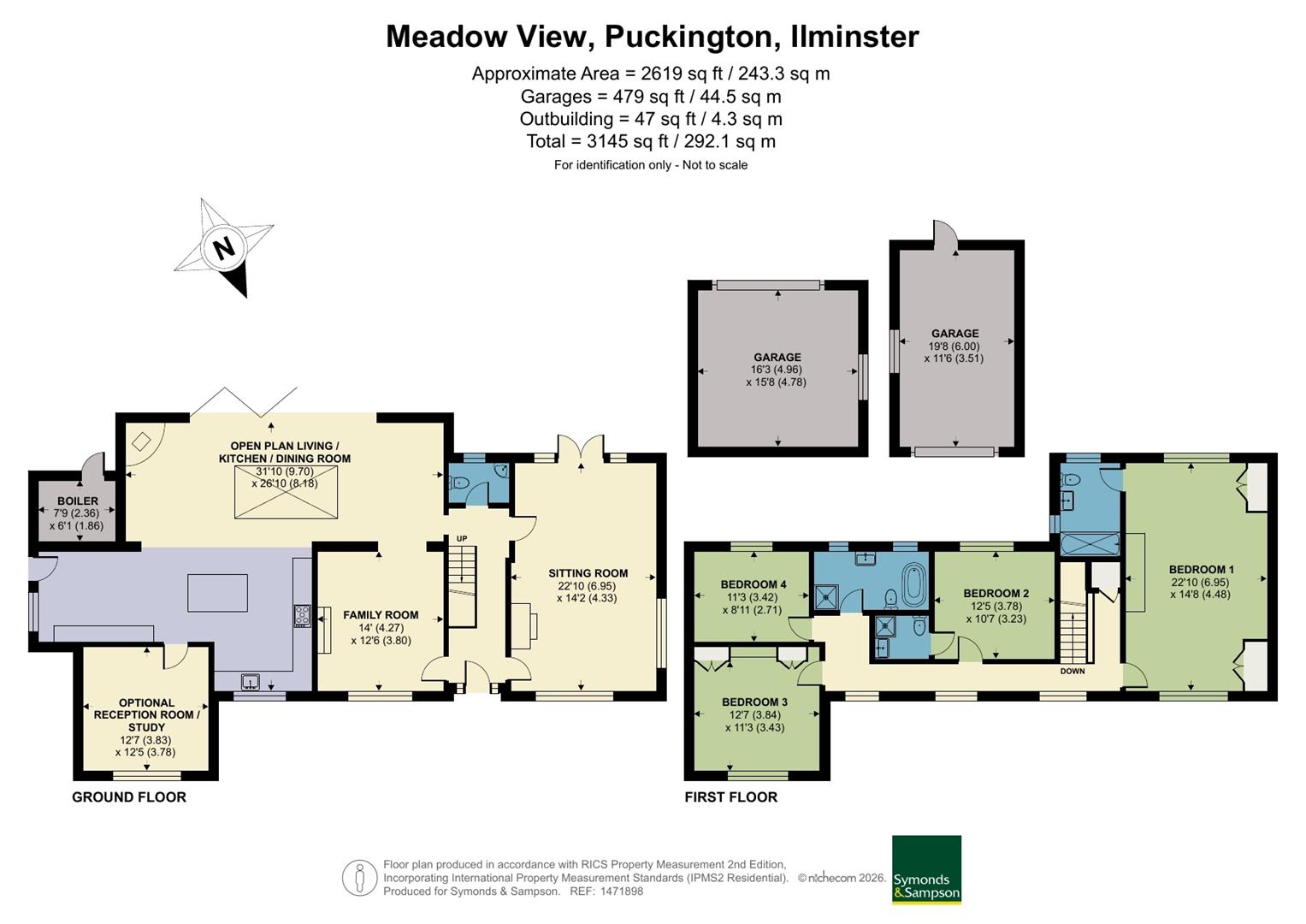 Meadow View, Ilminster floorplan