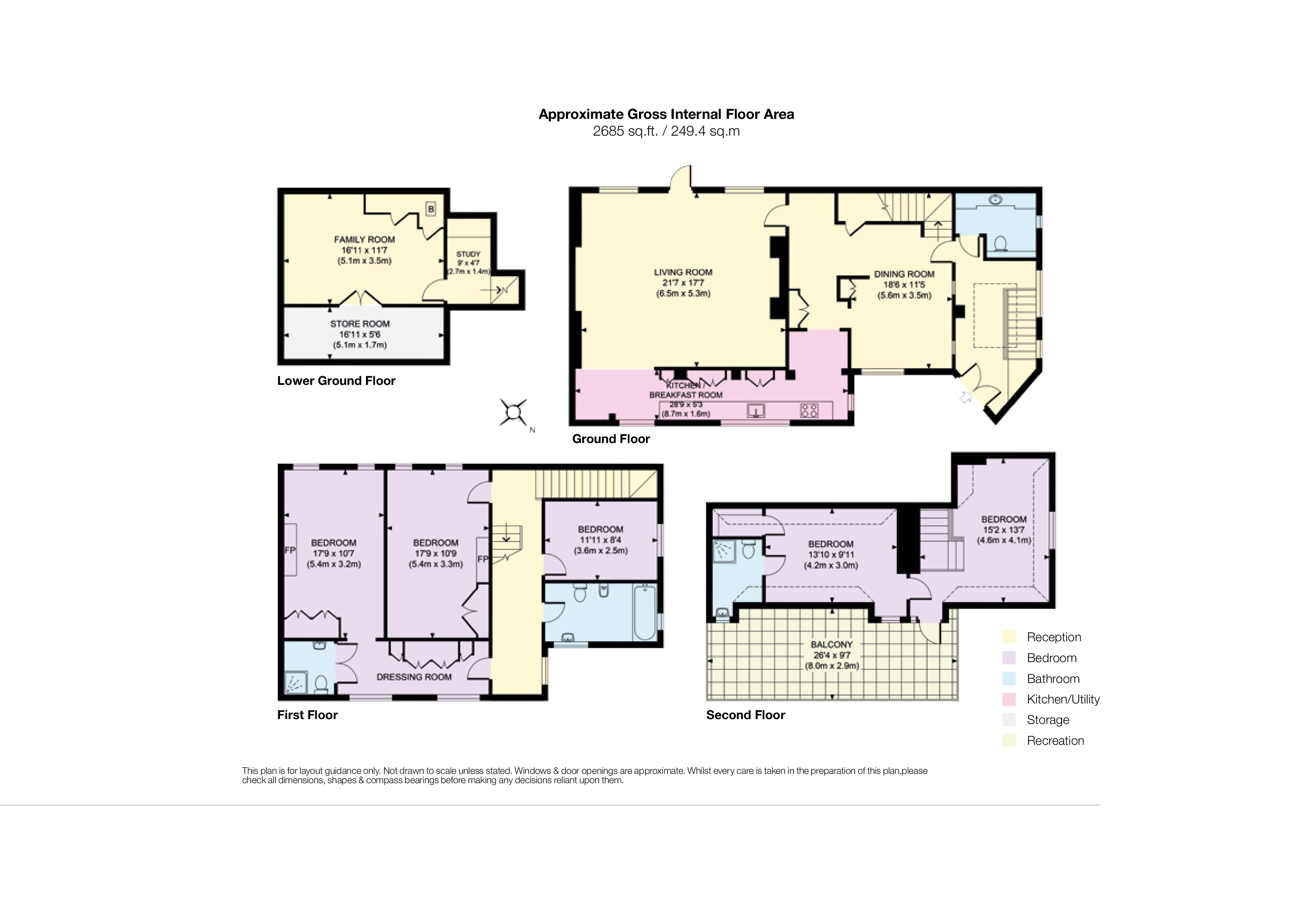 5 Bedrooms Terraced house for sale in Bramshott Court, Tunbridge Lane, Liphook, Hampshire GU30