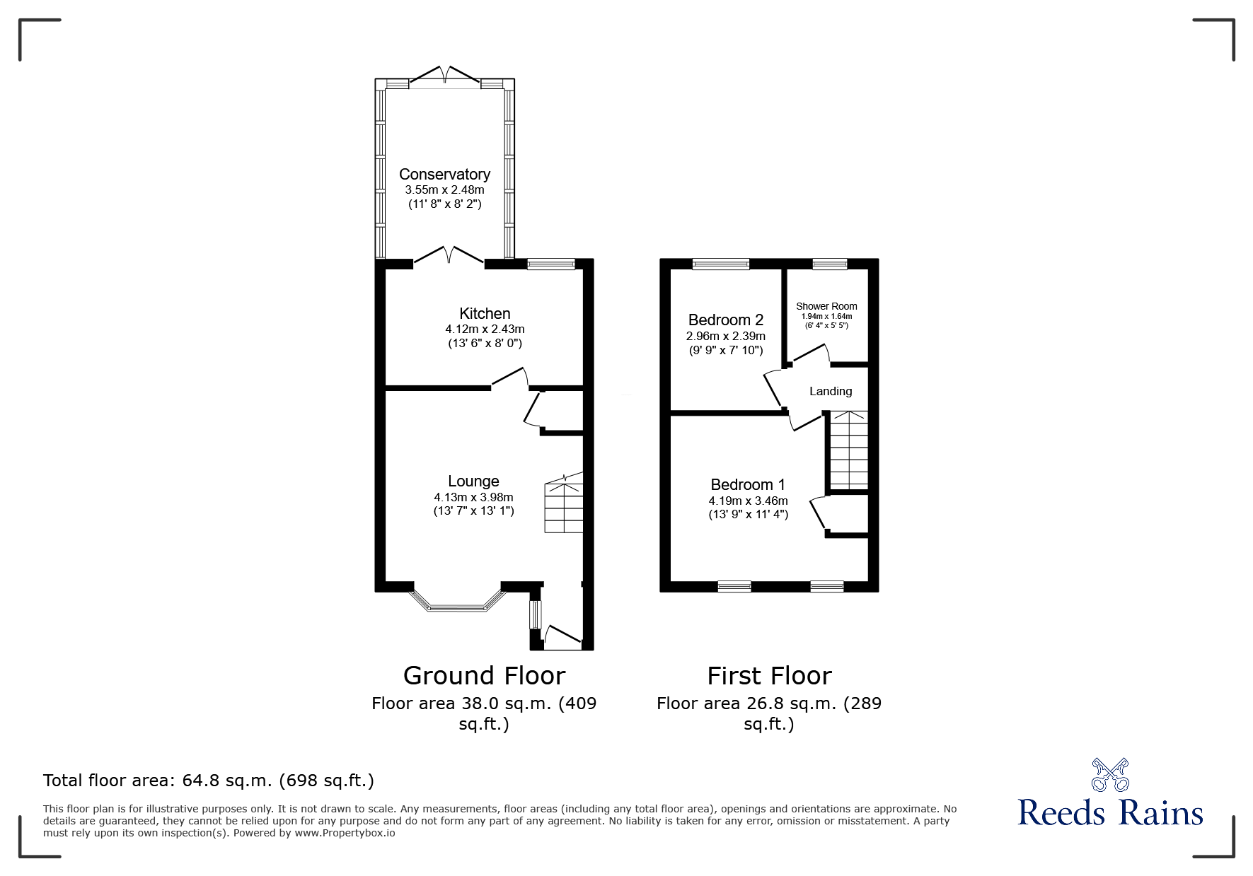 10, Langley Court, Glossop floorplan