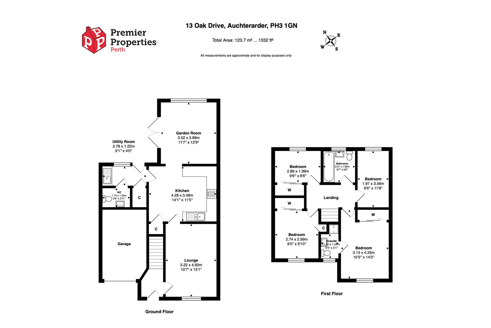 13, Oak Drive, Auchterarder floorplan