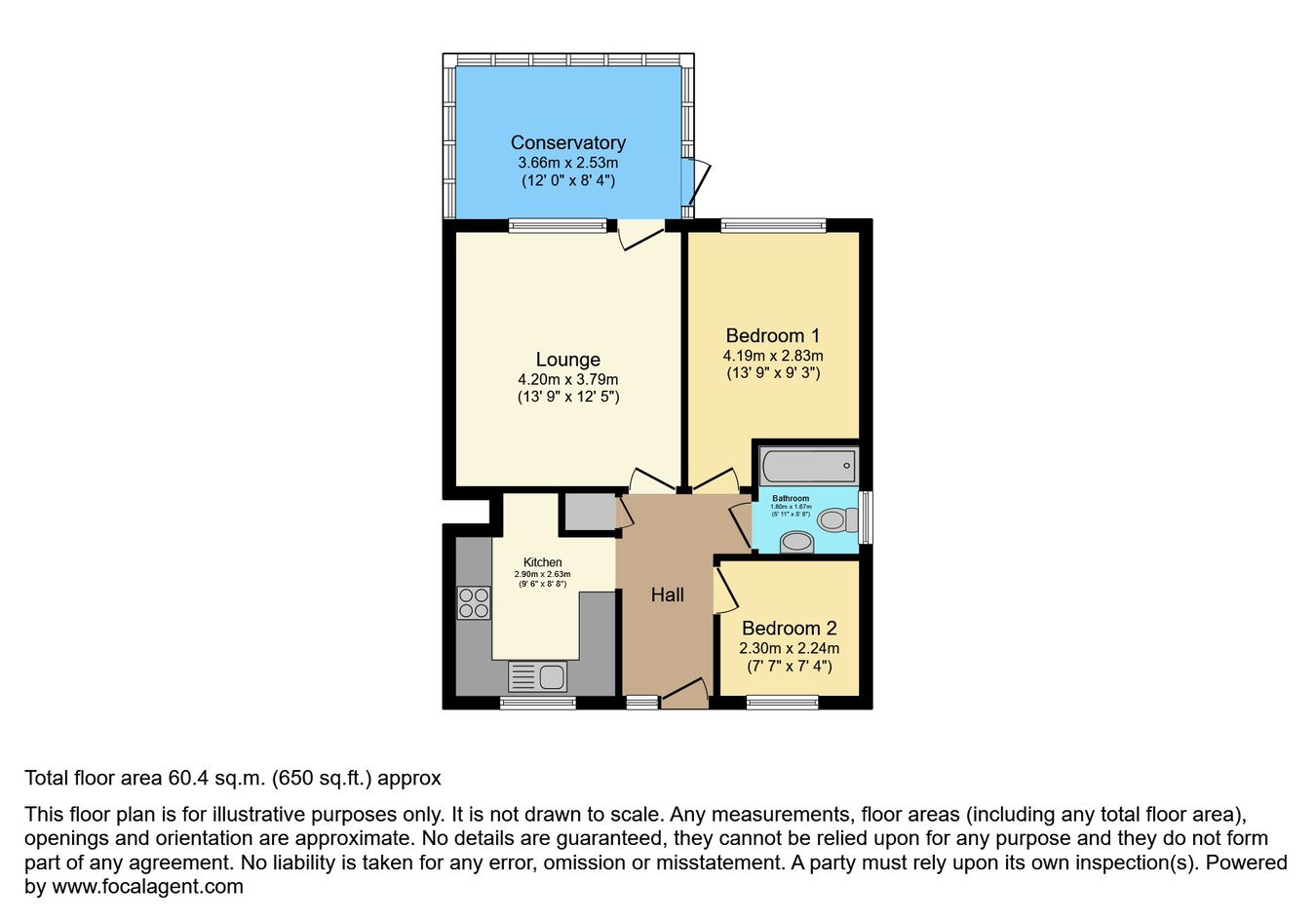 25, Henrys Court, Thetford floorplan